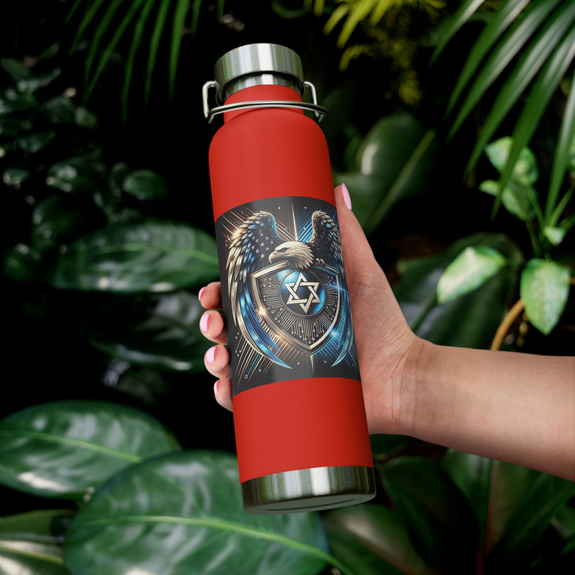 Wings of Zion Copper Vacuum Insulated Bottle, 22oz - American Zionist