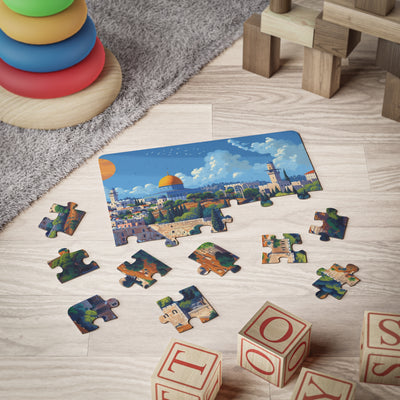 Jerusalem City Skyline Kids' Puzzle, 30 - Piece - American Zionist