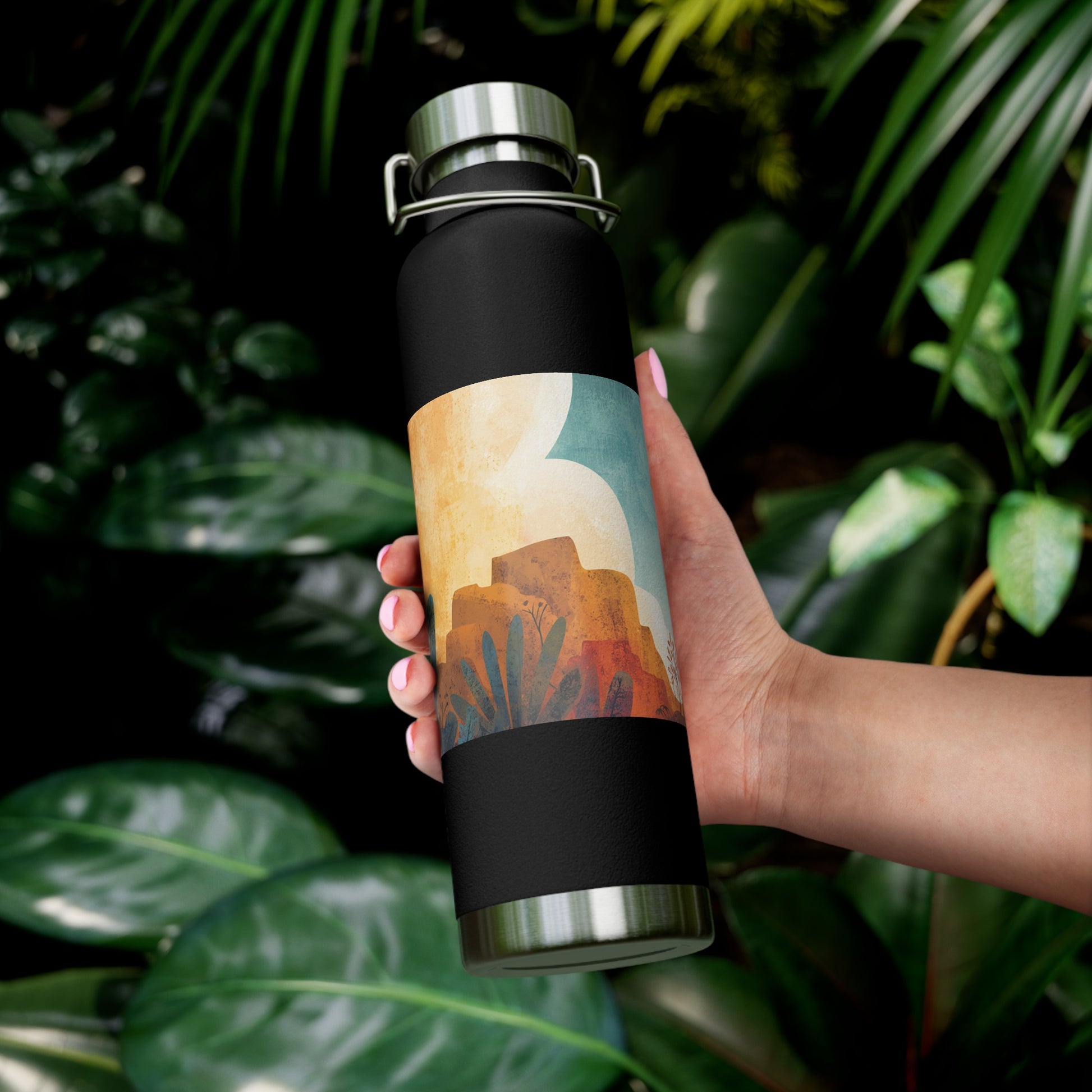 Jerusalem Adventurer Copper Vacuum Insulated Bottle, 22oz - American Zionist