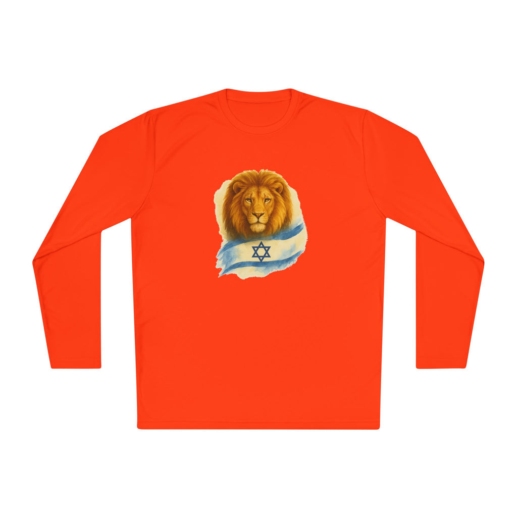 Lion Of Israel Unisex Lightweight Long Sleeve Tee - American Zionist