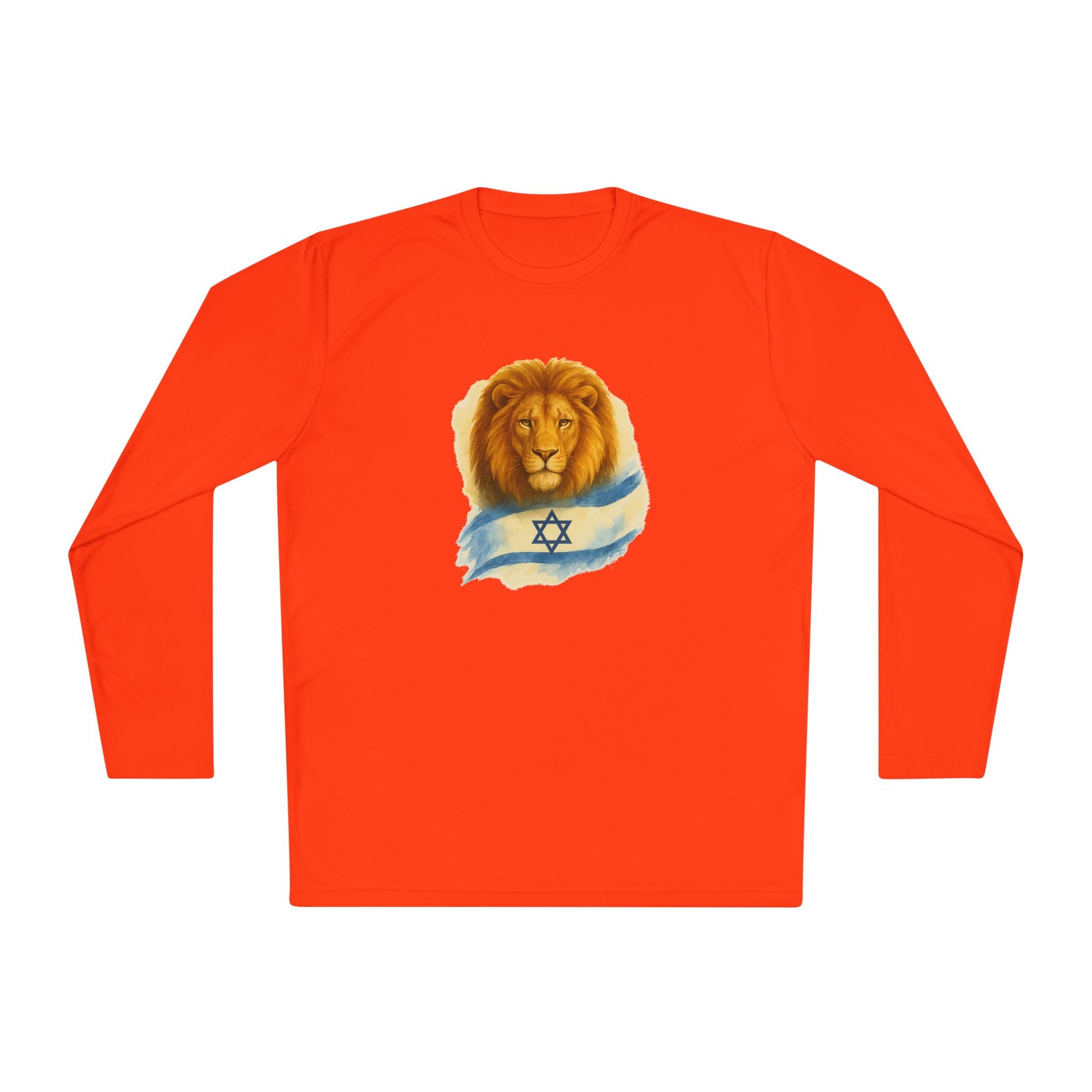 Lion Of Israel Unisex Lightweight Long Sleeve Tee - American Zionist