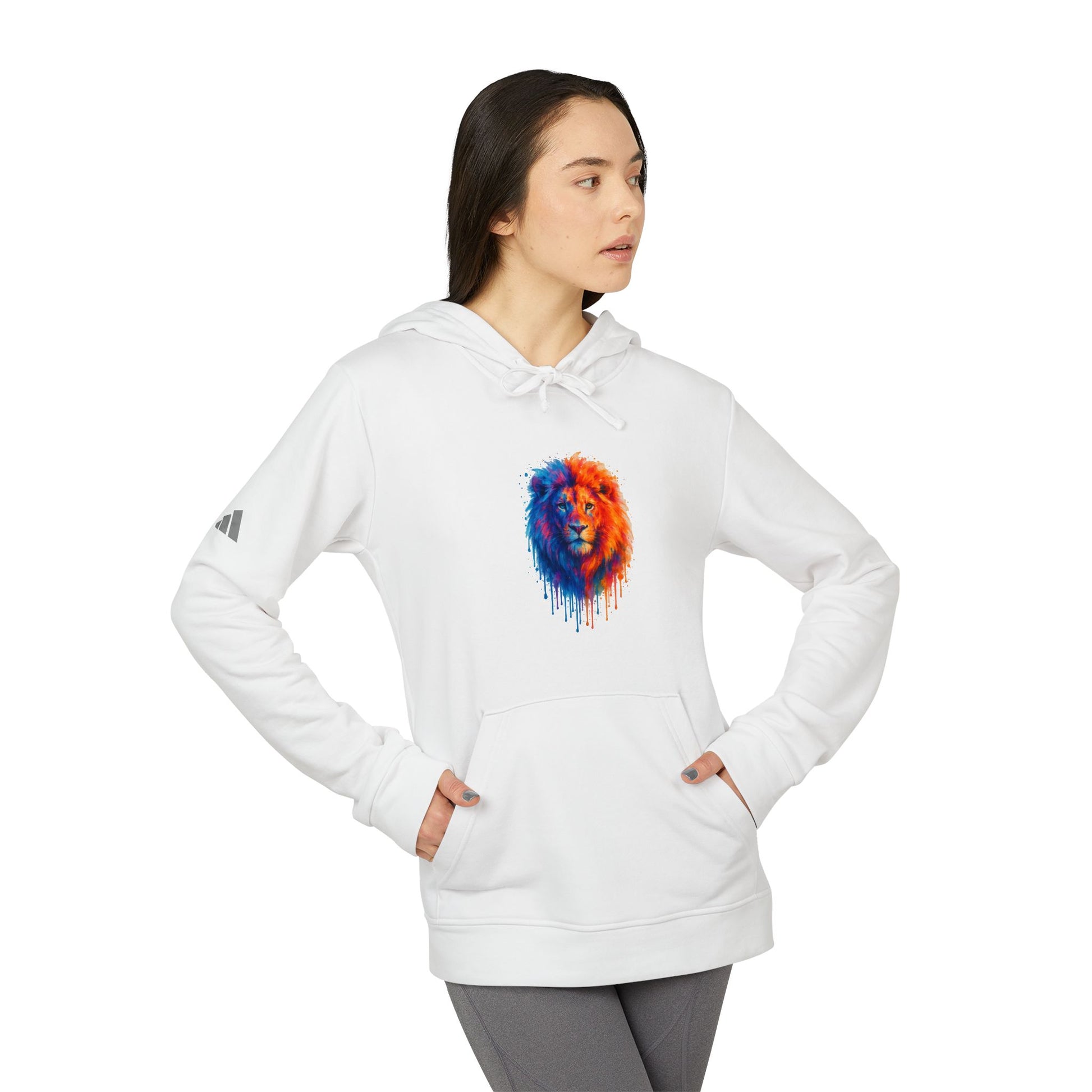 Judah Unleashed Adidas Unisex Fleece Hoodie - American Zionist