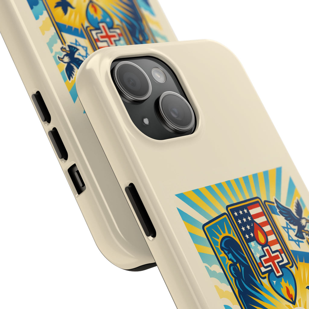 Faith Freedom Family Tough Phone Cases - American Zionist