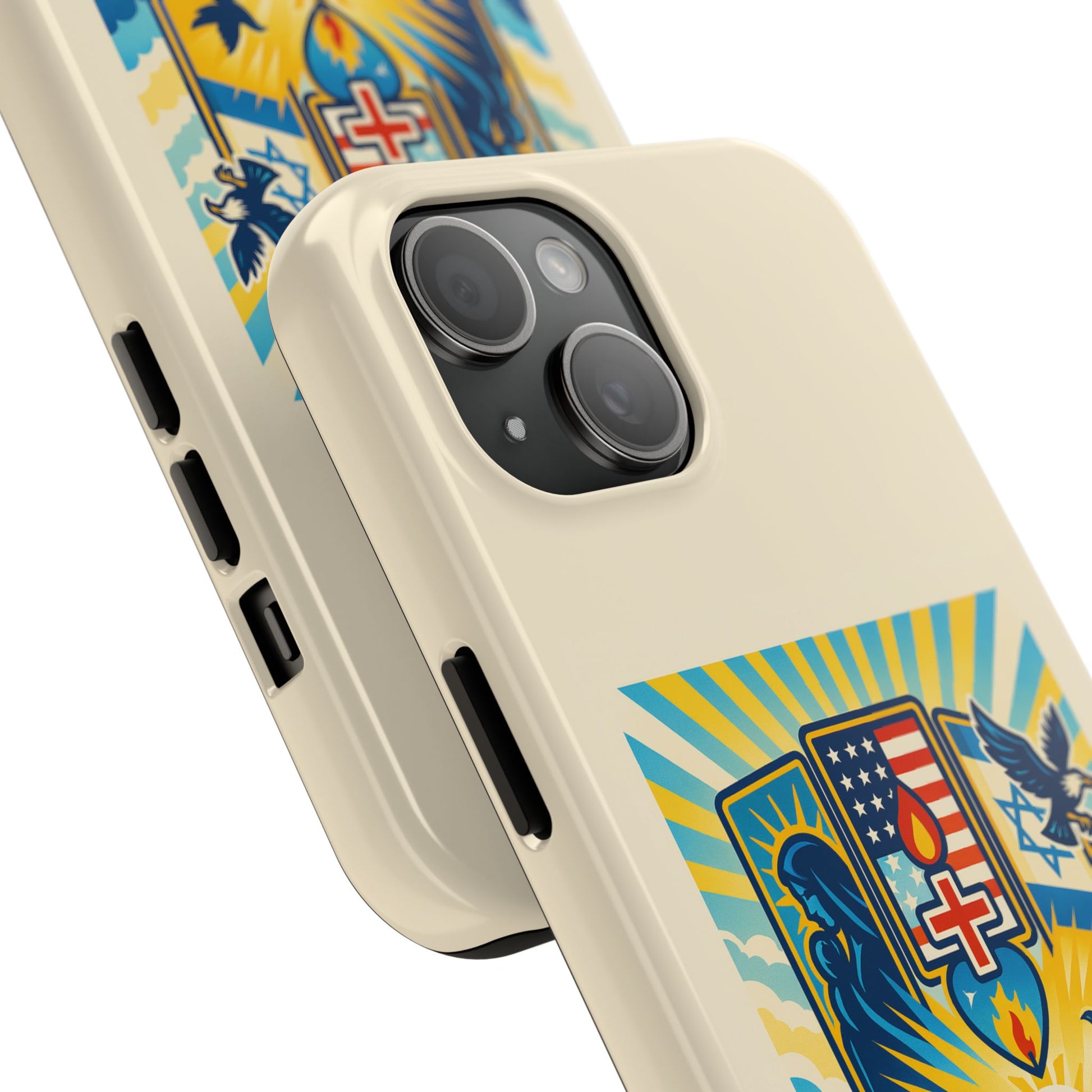 Faith Freedom Family Tough Phone Cases - American Zionist