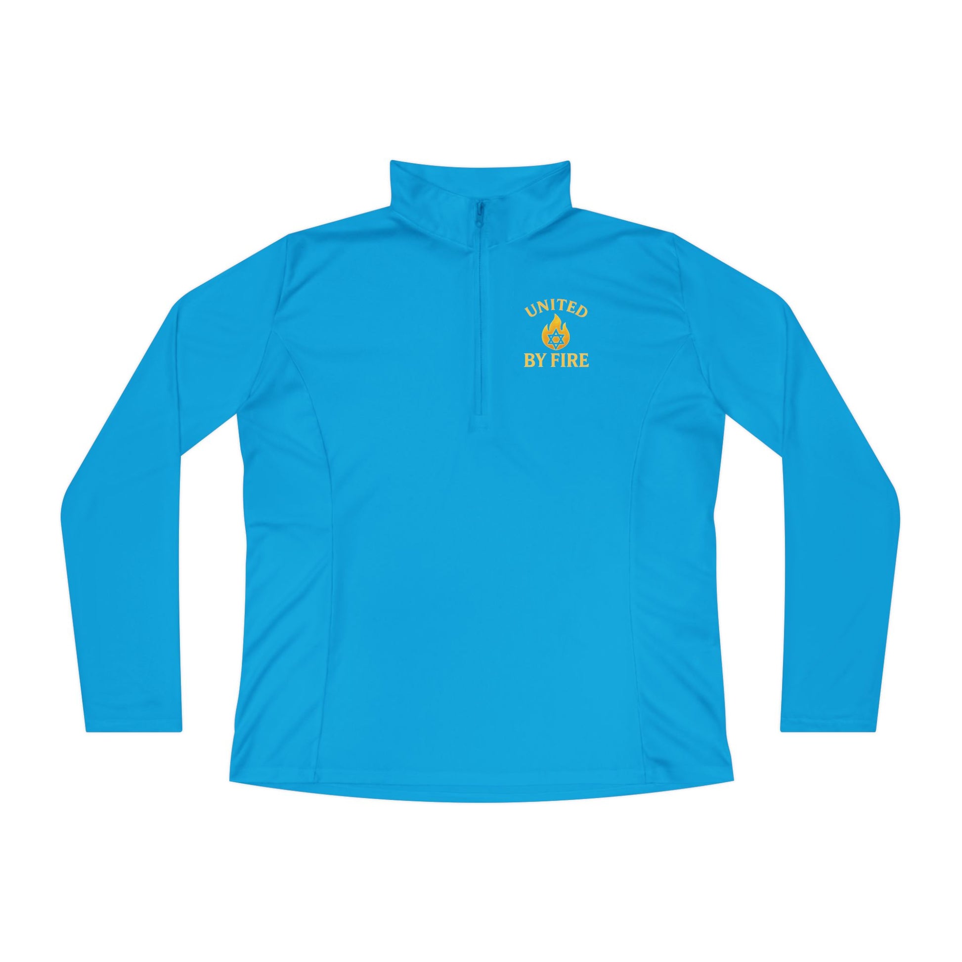 United by Fire Ladies Quarter - Zip Pullover - American Zionist