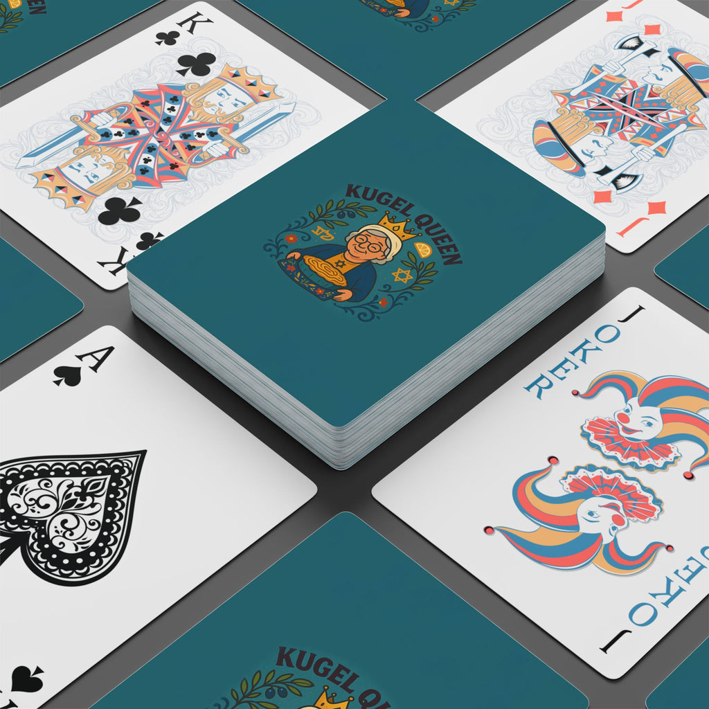 Kugel Queen Poker Playing Cards - American Zionist