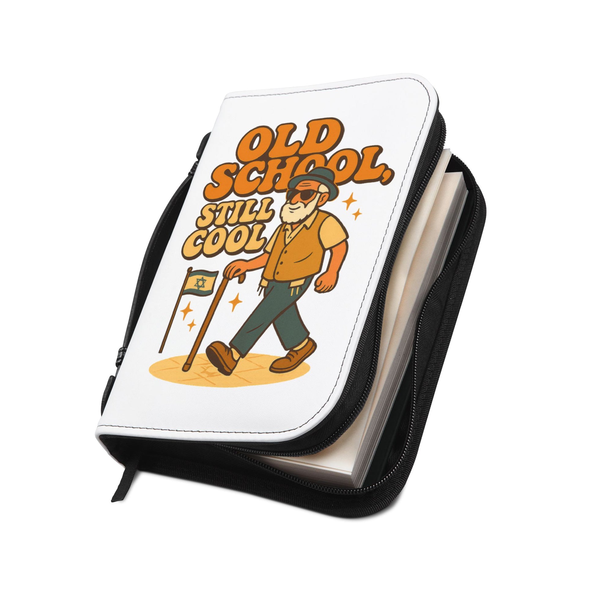 Old School Grandpa Bible Cover - American Zionist