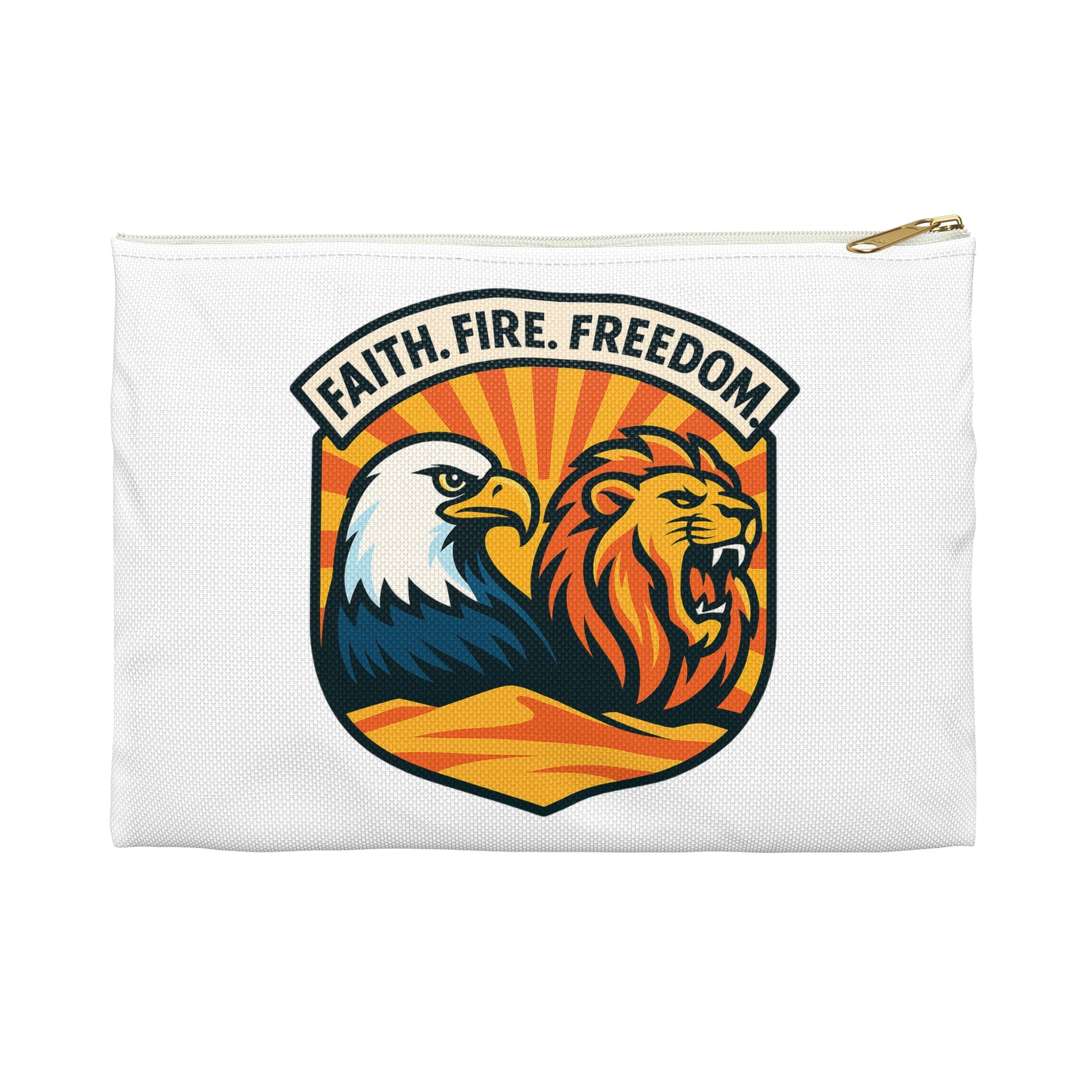 Lions Eagles Rise Accessory Pouch - American Zionist
