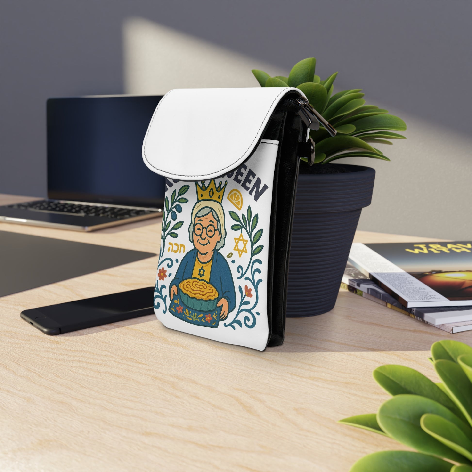 Kugel Queen Small Cell Phone Wallet - American Zionist