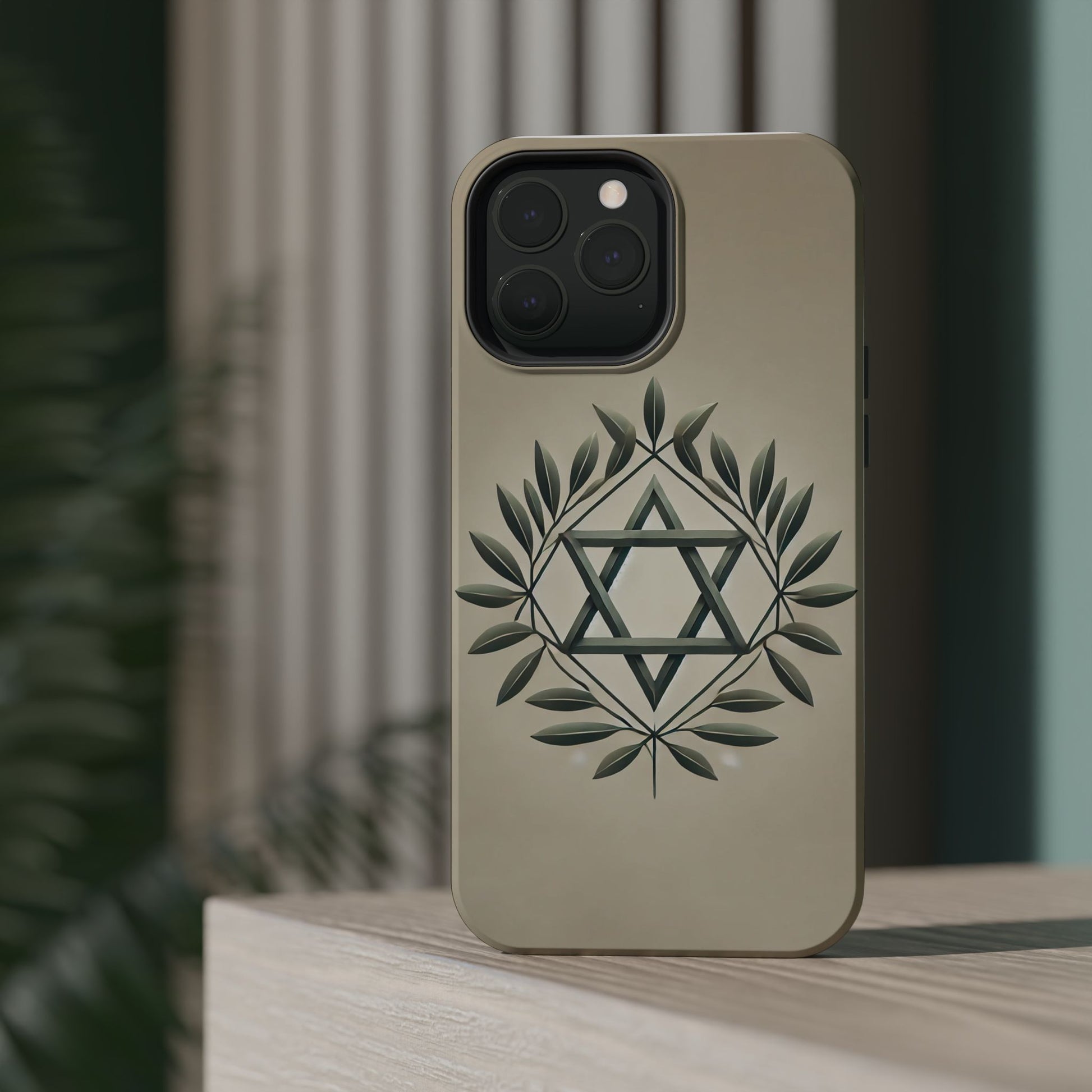 Olive and Star of David Magnetic Tough Cases - American Zionist