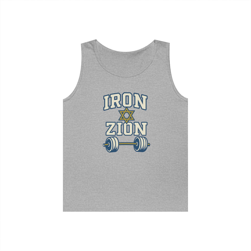Iron Zion Unisex Heavy Cotton Tank Top - American Zionist