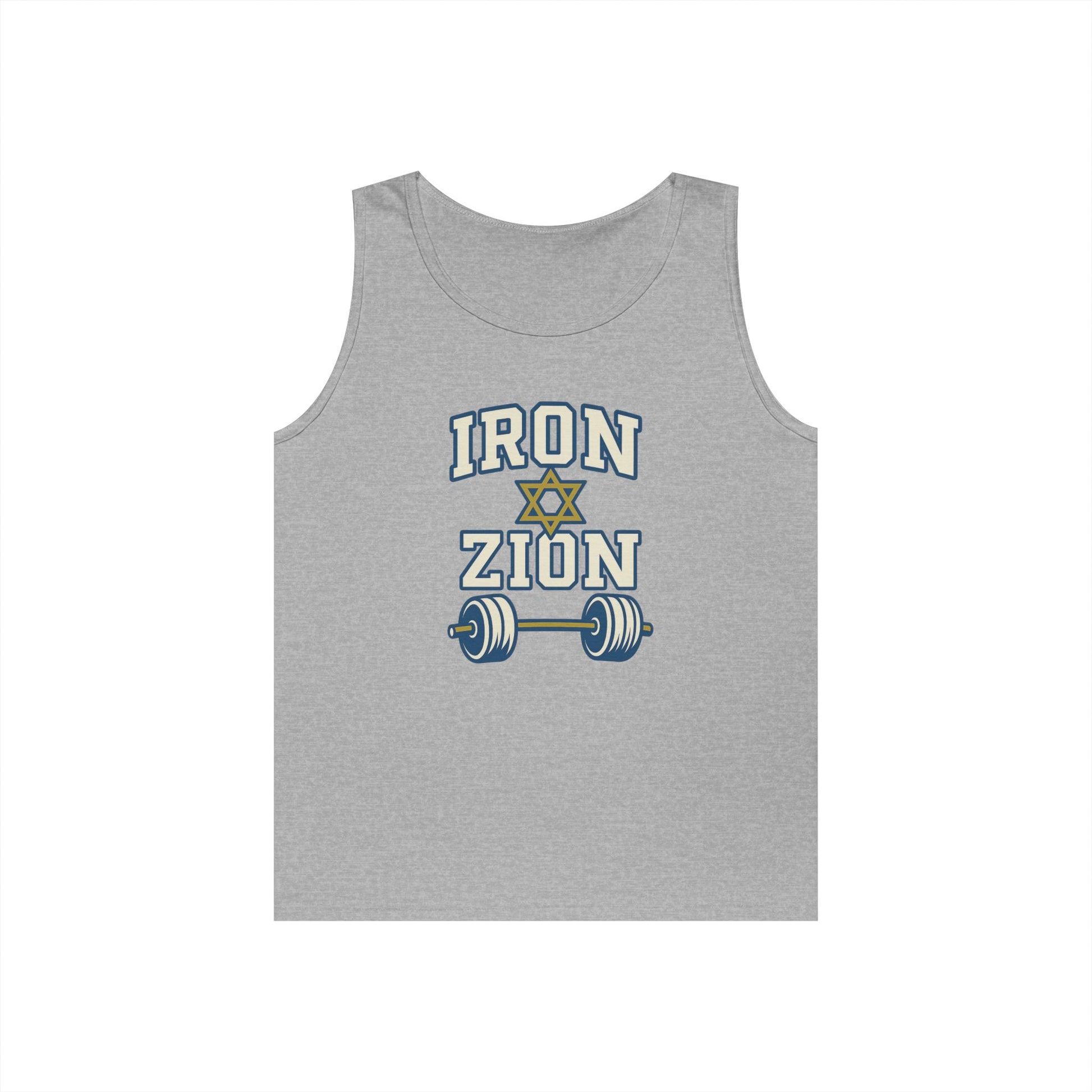 Iron Zion Unisex Heavy Cotton Tank Top - American Zionist