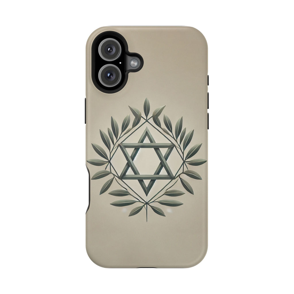 Olive and Star of David Magnetic Tough Cases - American Zionist
