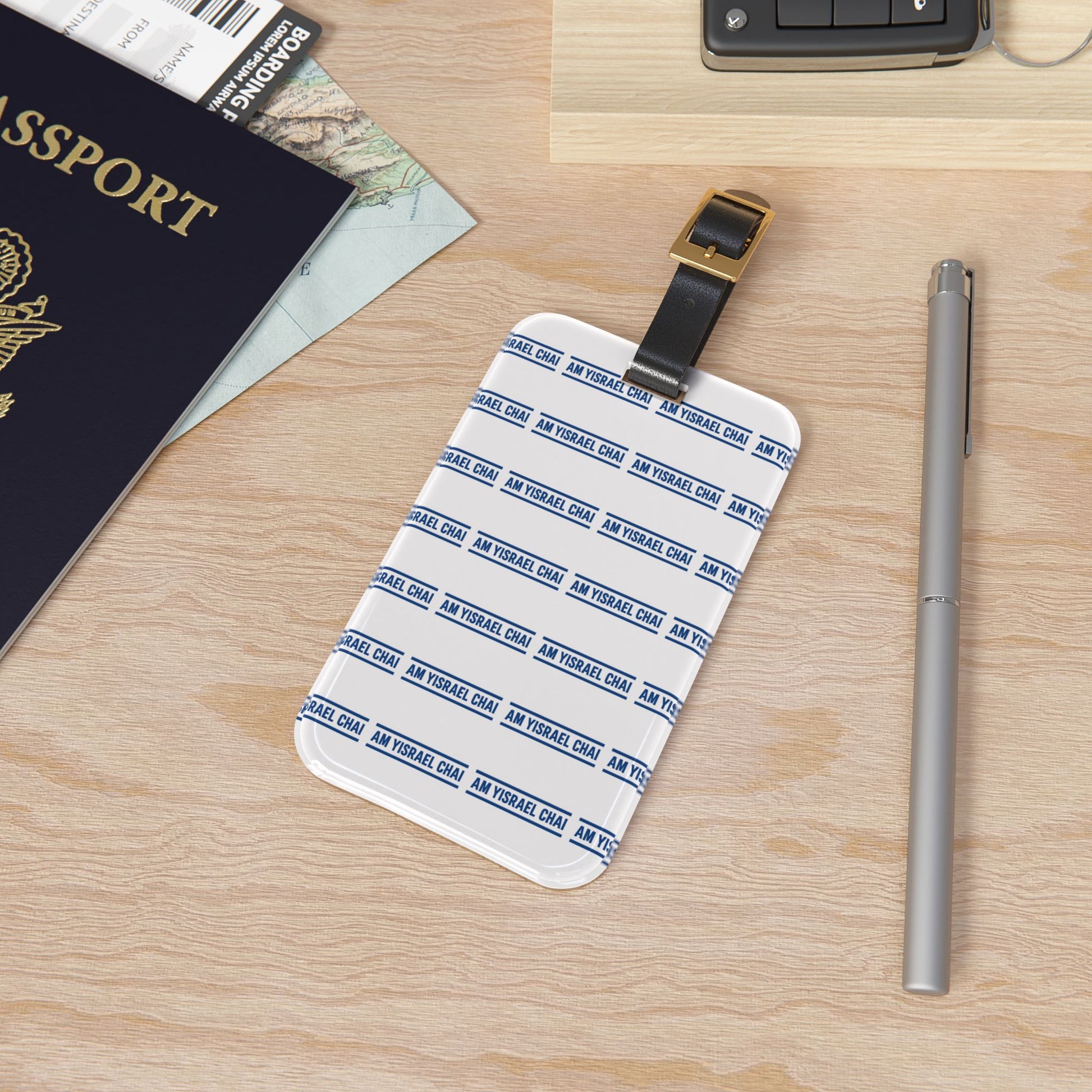 Chai Bar Wordmark Luggage Tag - American Zionist