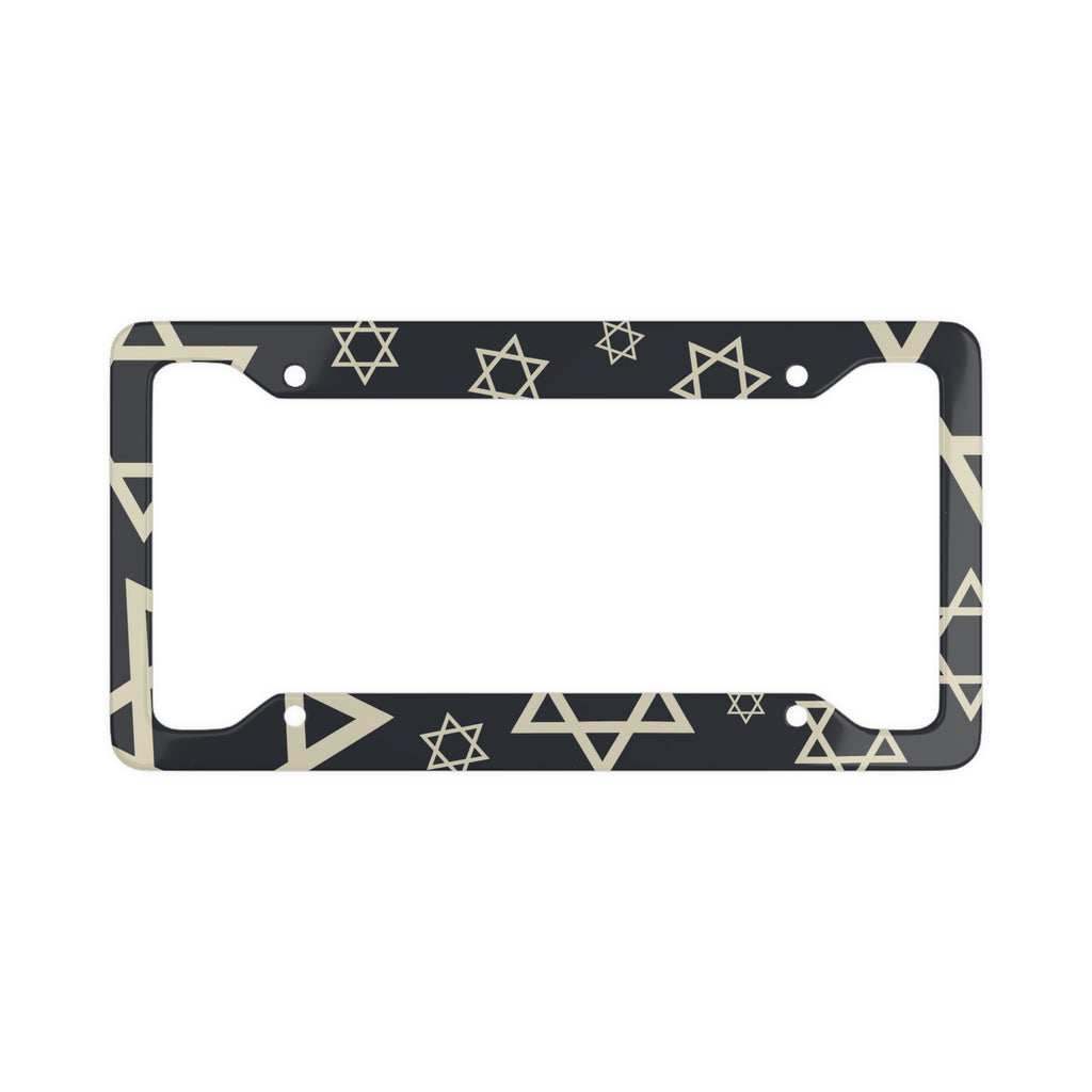 Stars in Motion License Plate Frame - American Zionist