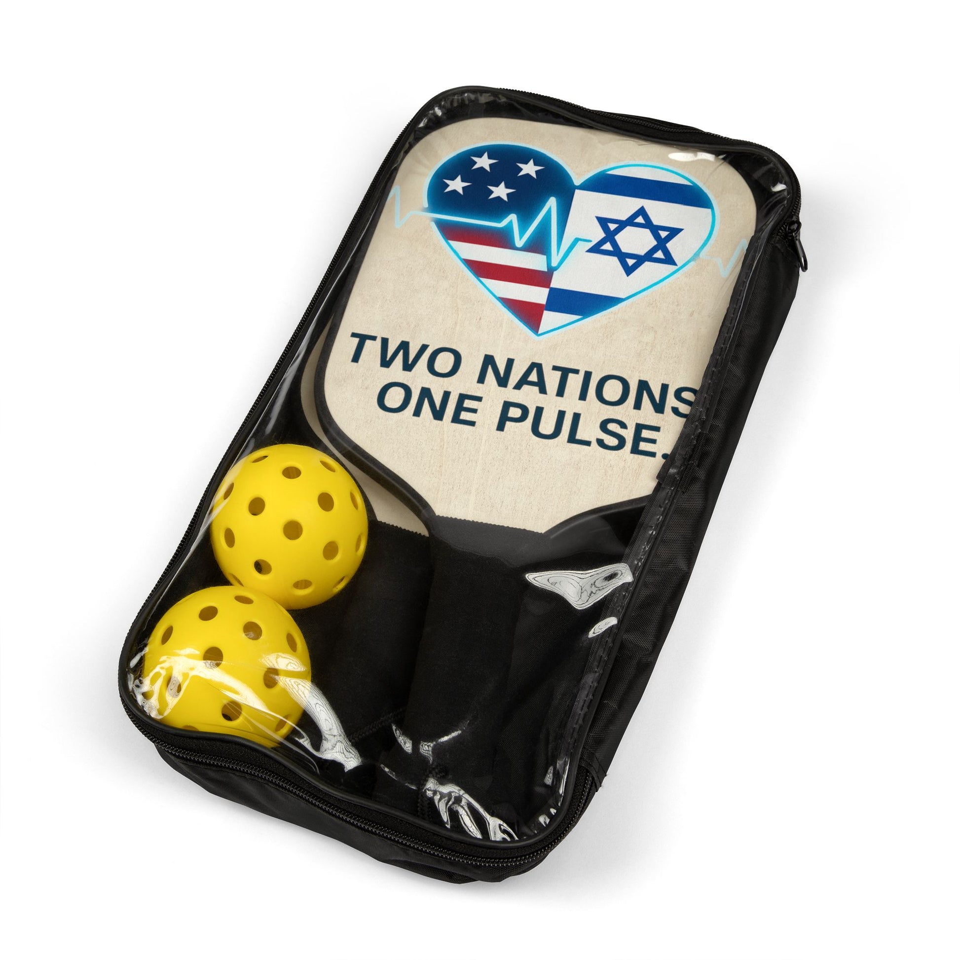 Two Nations One Pulse Pickleball Kit - American Zionist