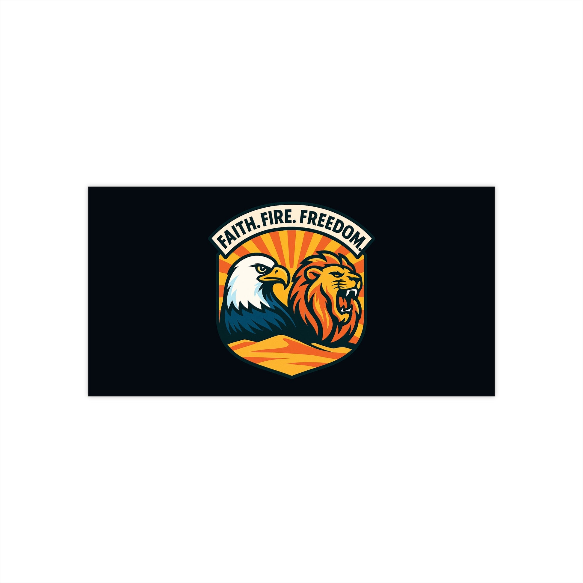 Lions Eagles Rise - Bumper Stickers - American Zionist