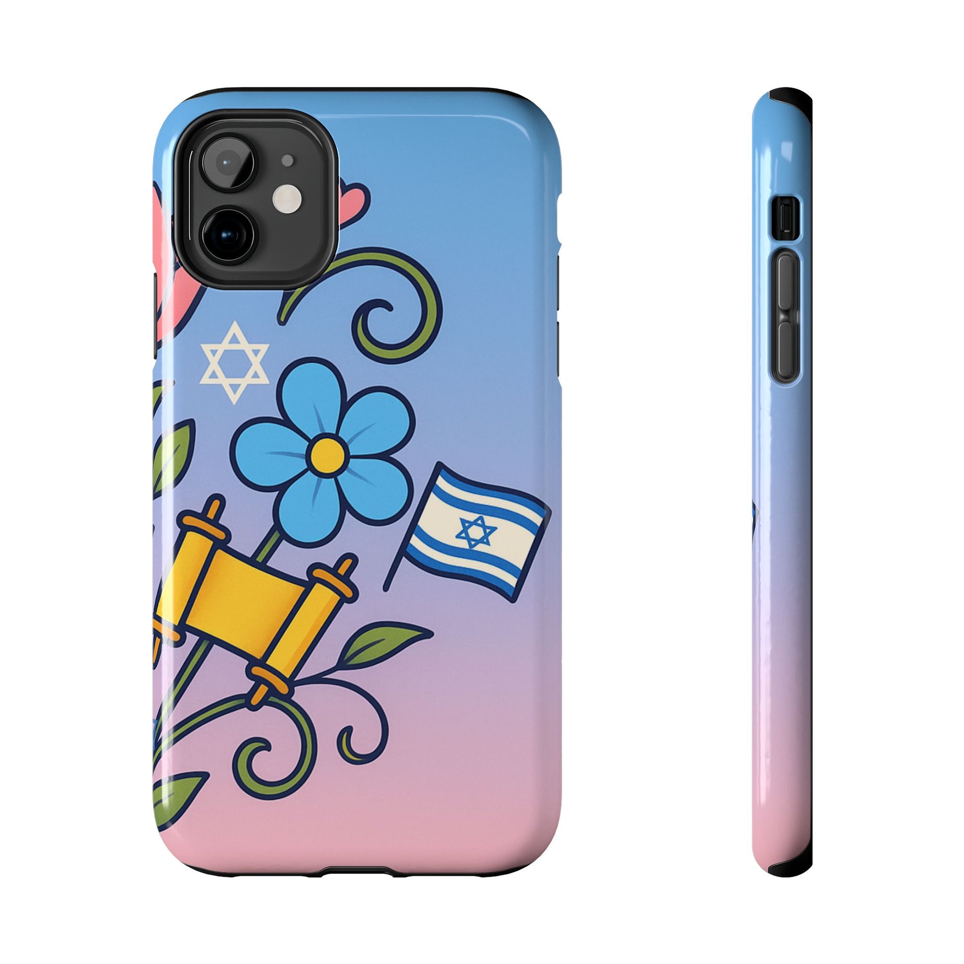 Flourish with Freedom Tough Phone Cases - American Zionist