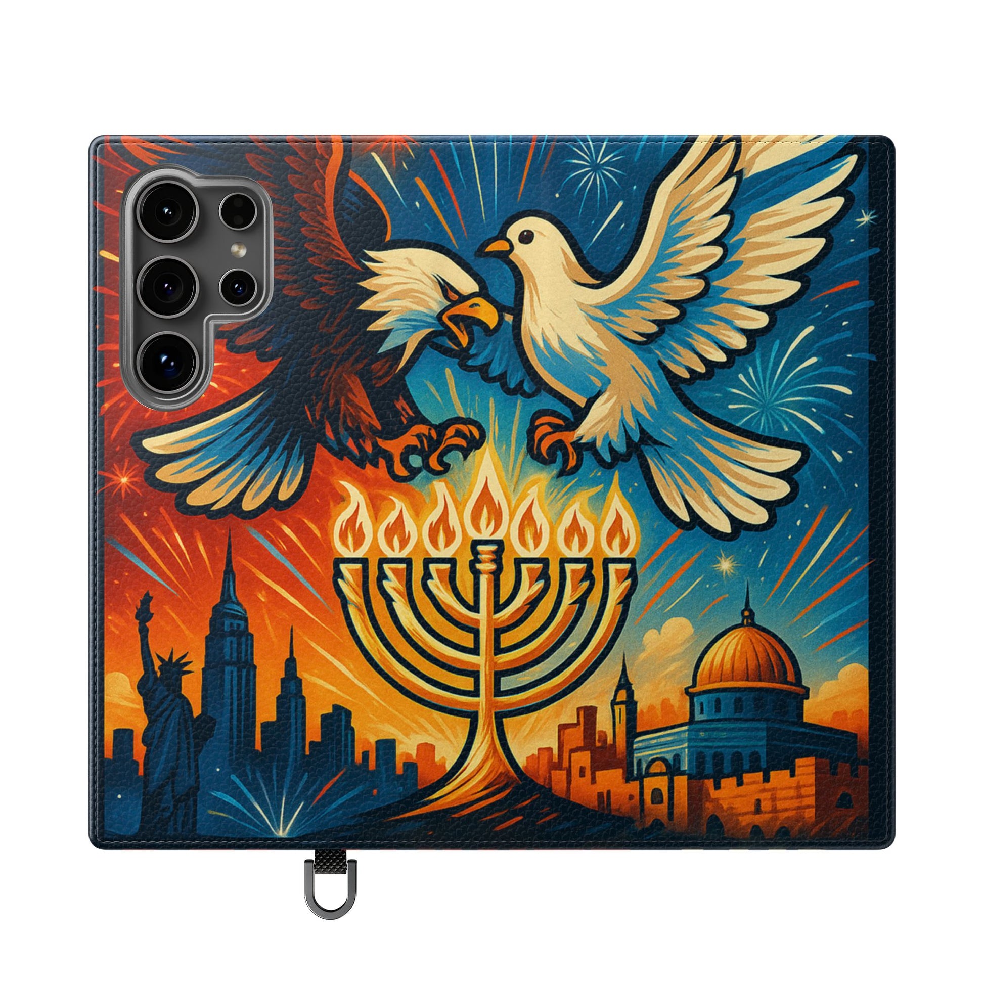 Red White and Blue Flip Cases - American Zionist