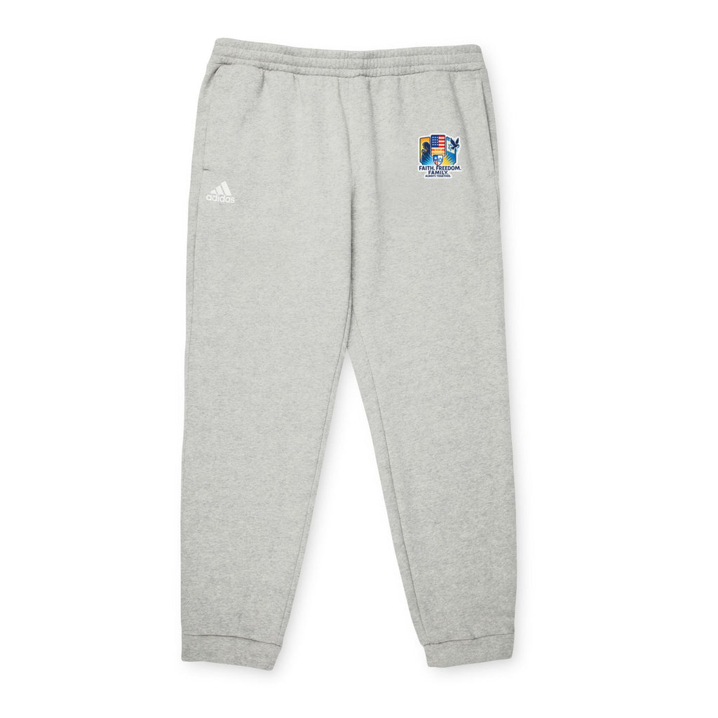 Faith Freedom Family adidas Unisex Fleece Joggers - American Zionist