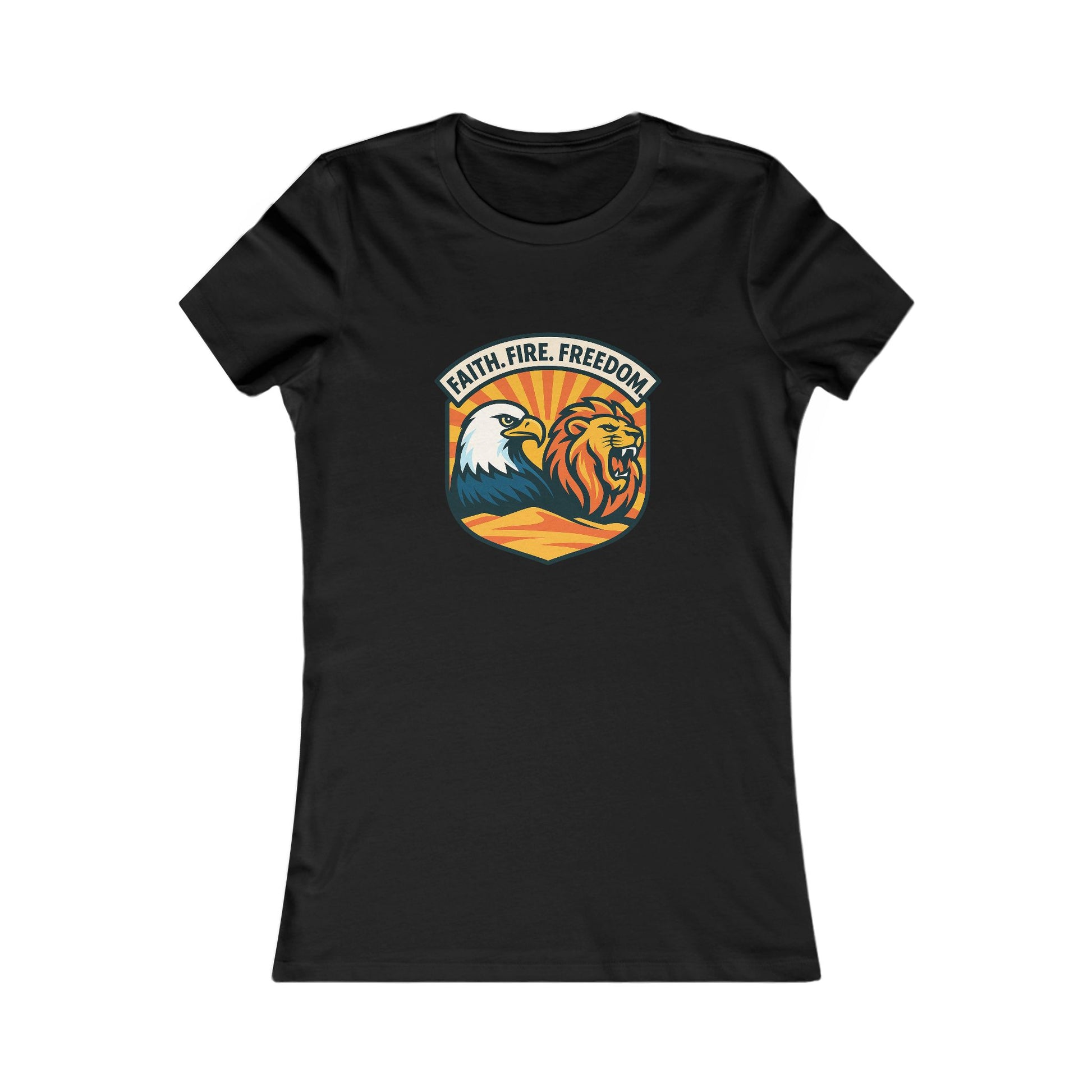 Lions Eagles Rise Women's Favorite Tee - American Zionist