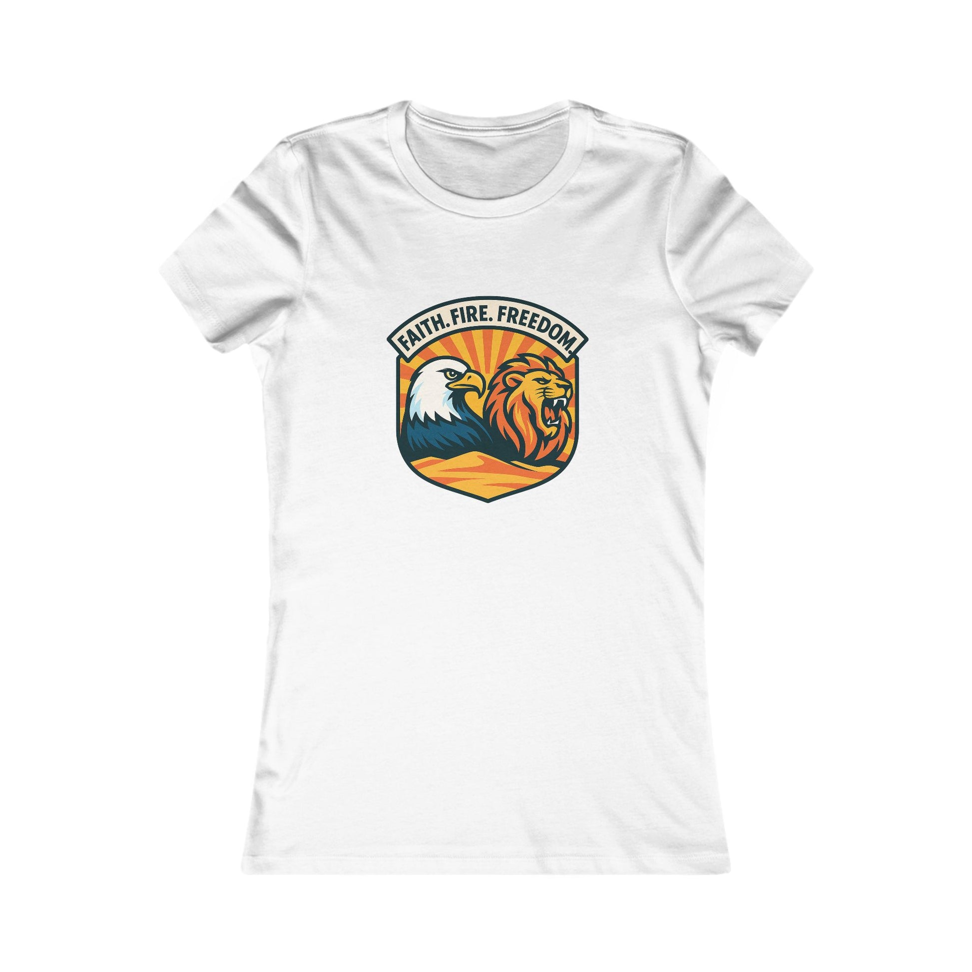 Lions Eagles Rise Women's Favorite Tee - American Zionist