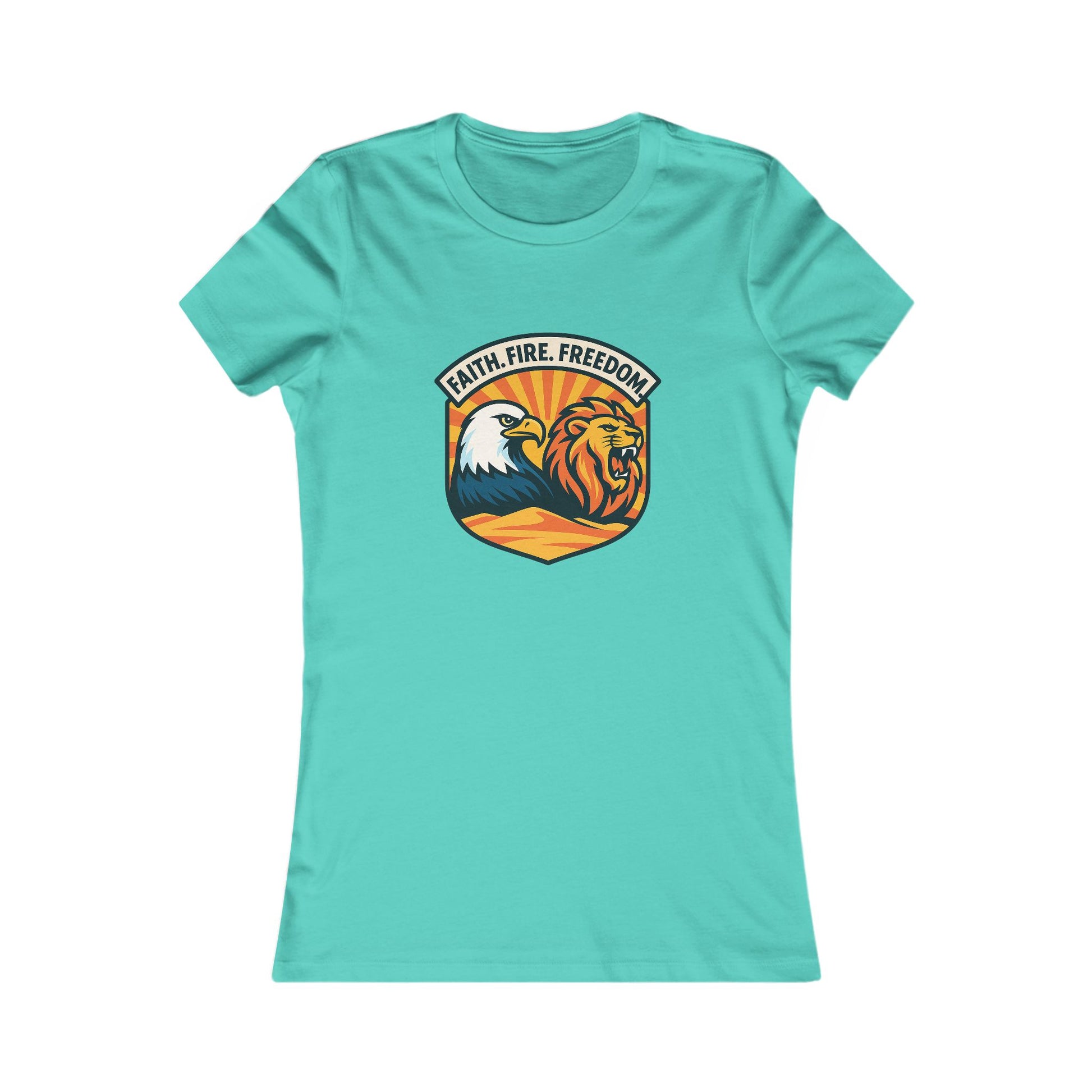 Lions Eagles Rise Women's Favorite Tee - American Zionist