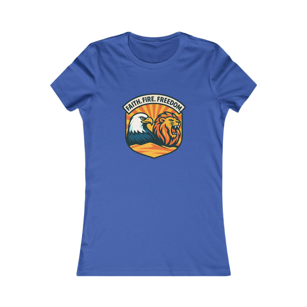 Lions Eagles Rise Women's Favorite Tee - American Zionist