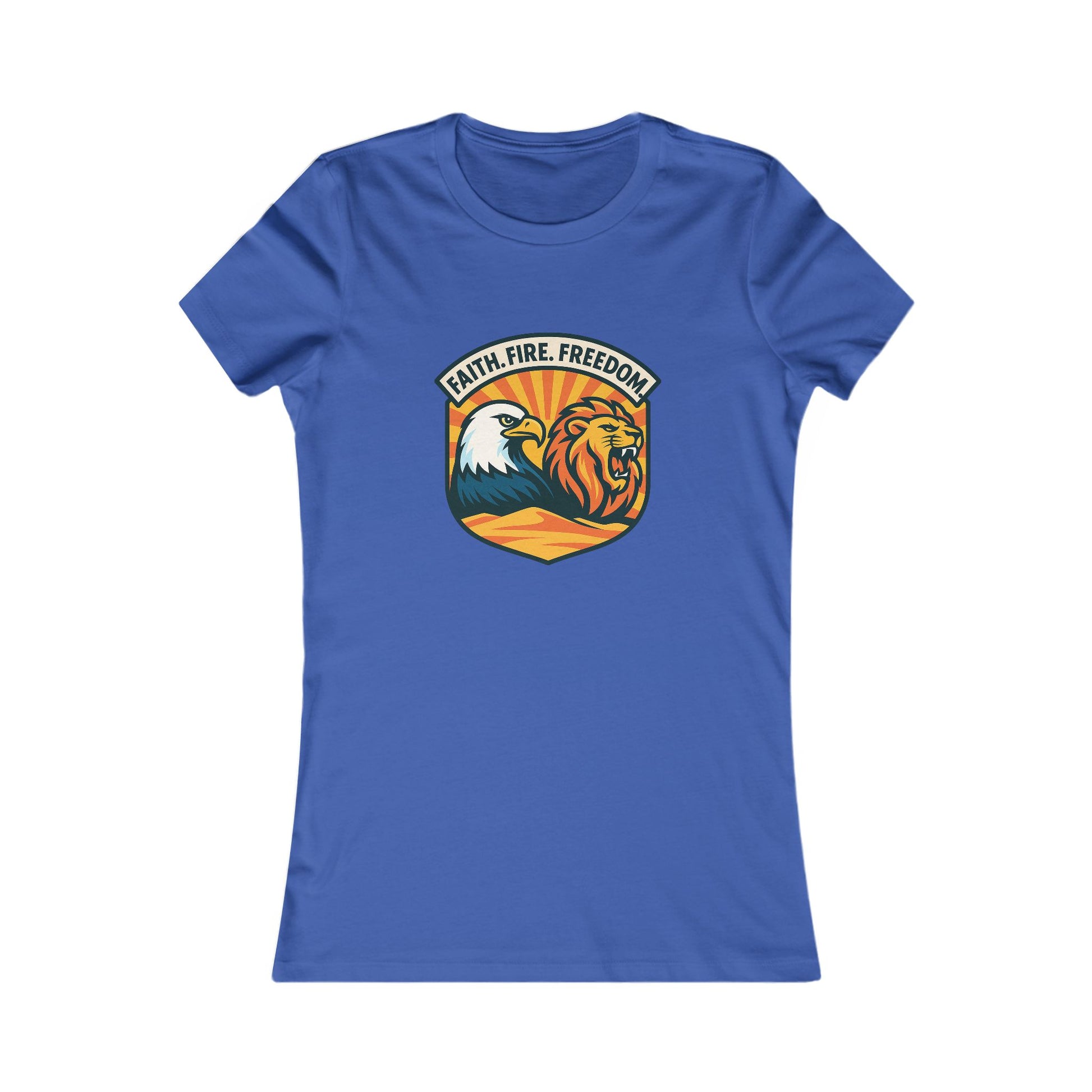 Lions Eagles Rise Women's Favorite Tee - American Zionist