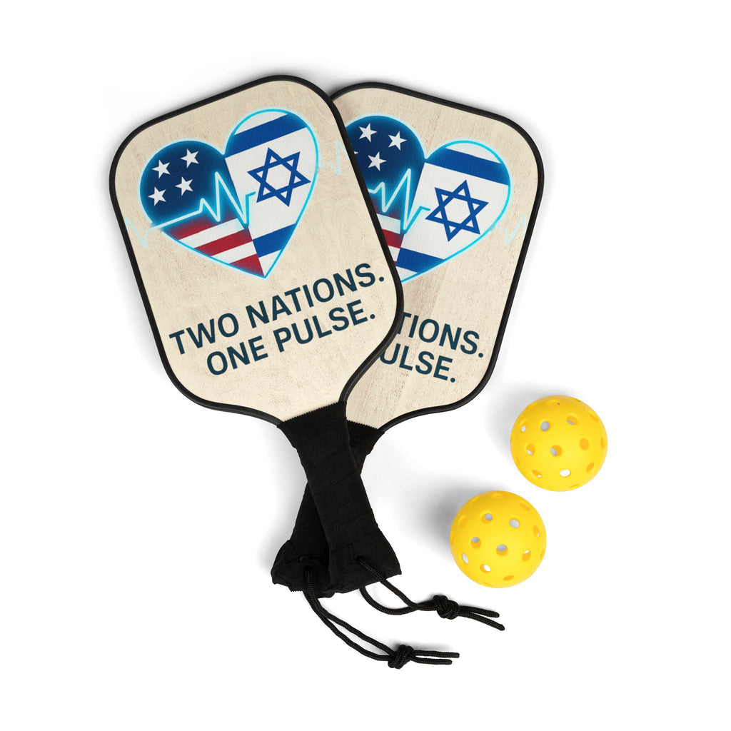Two Nations One Pulse Pickleball Kit - American Zionist