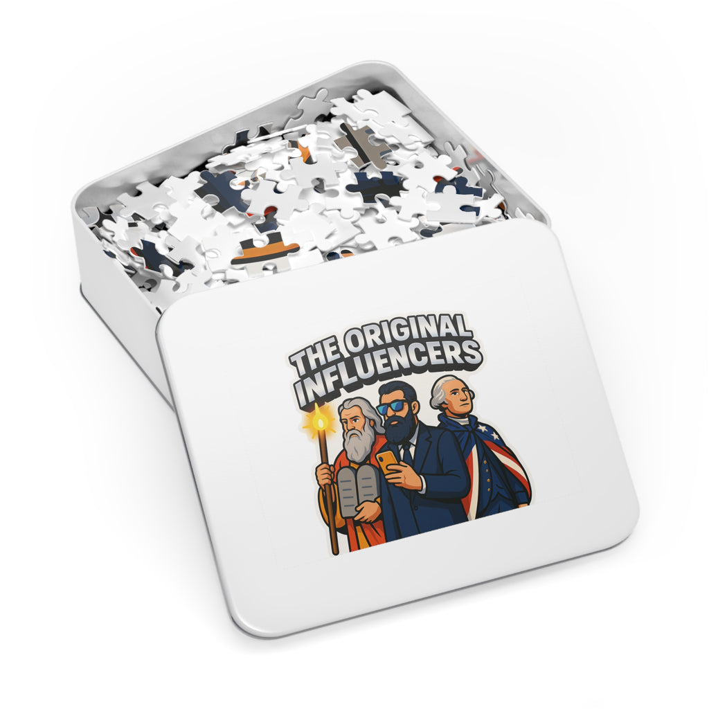 Original Influencers Jigsaw Puzzle with Tin - American Zionist
