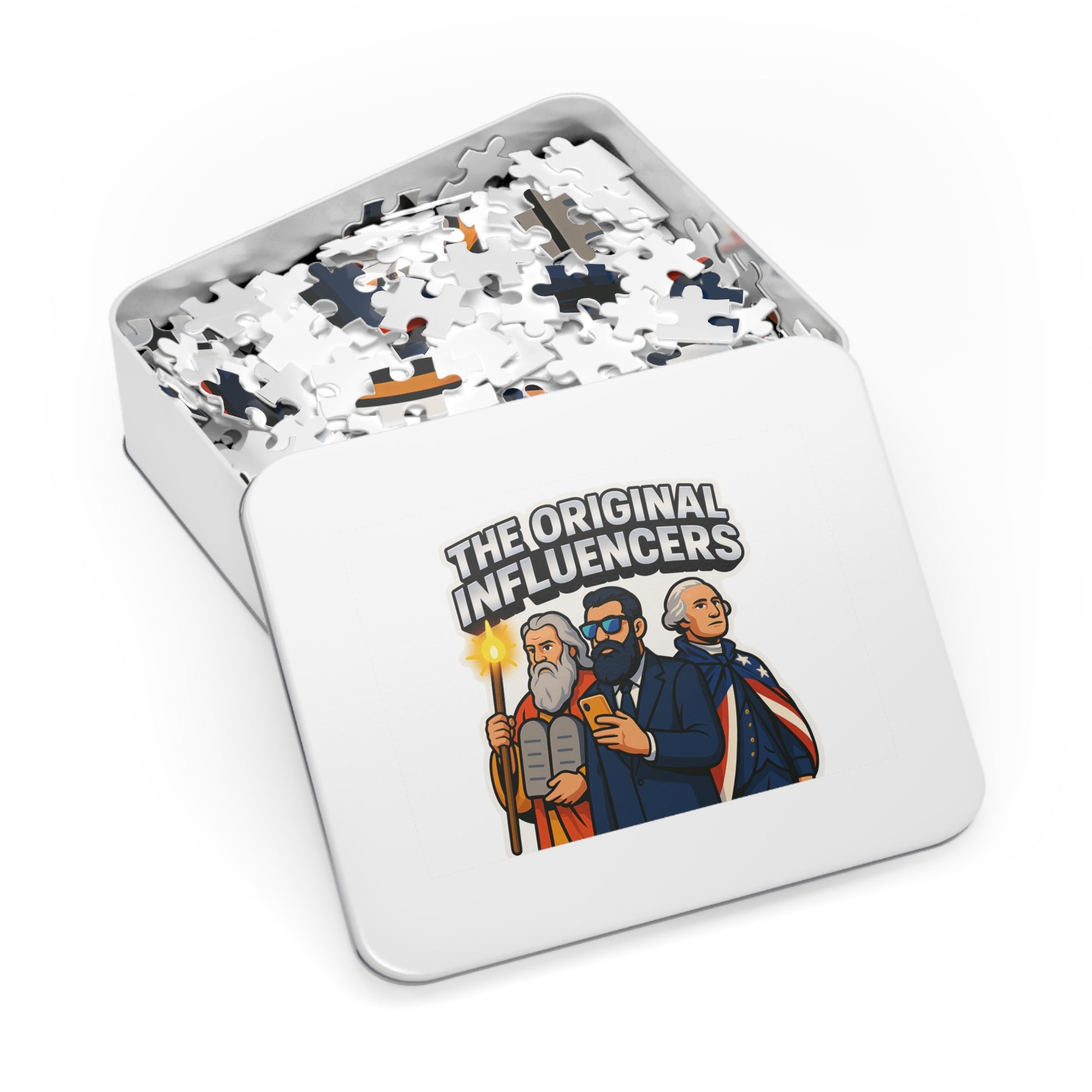 Original Influencers Jigsaw Puzzle with Tin - American Zionist