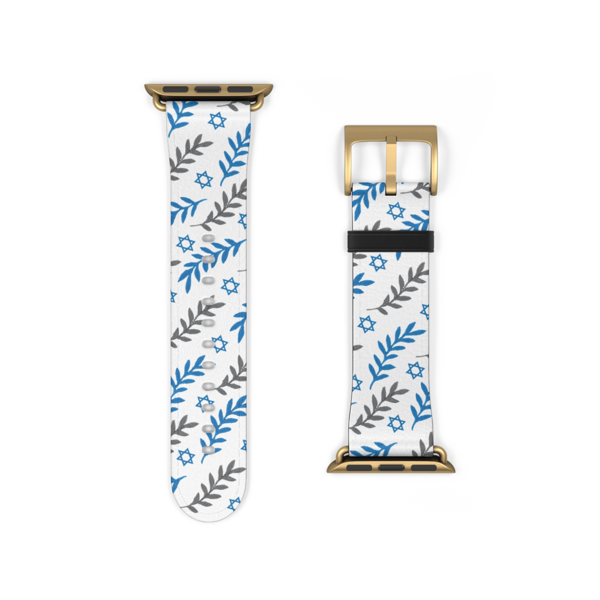 Olive and Shield Watch Band - American Zionist