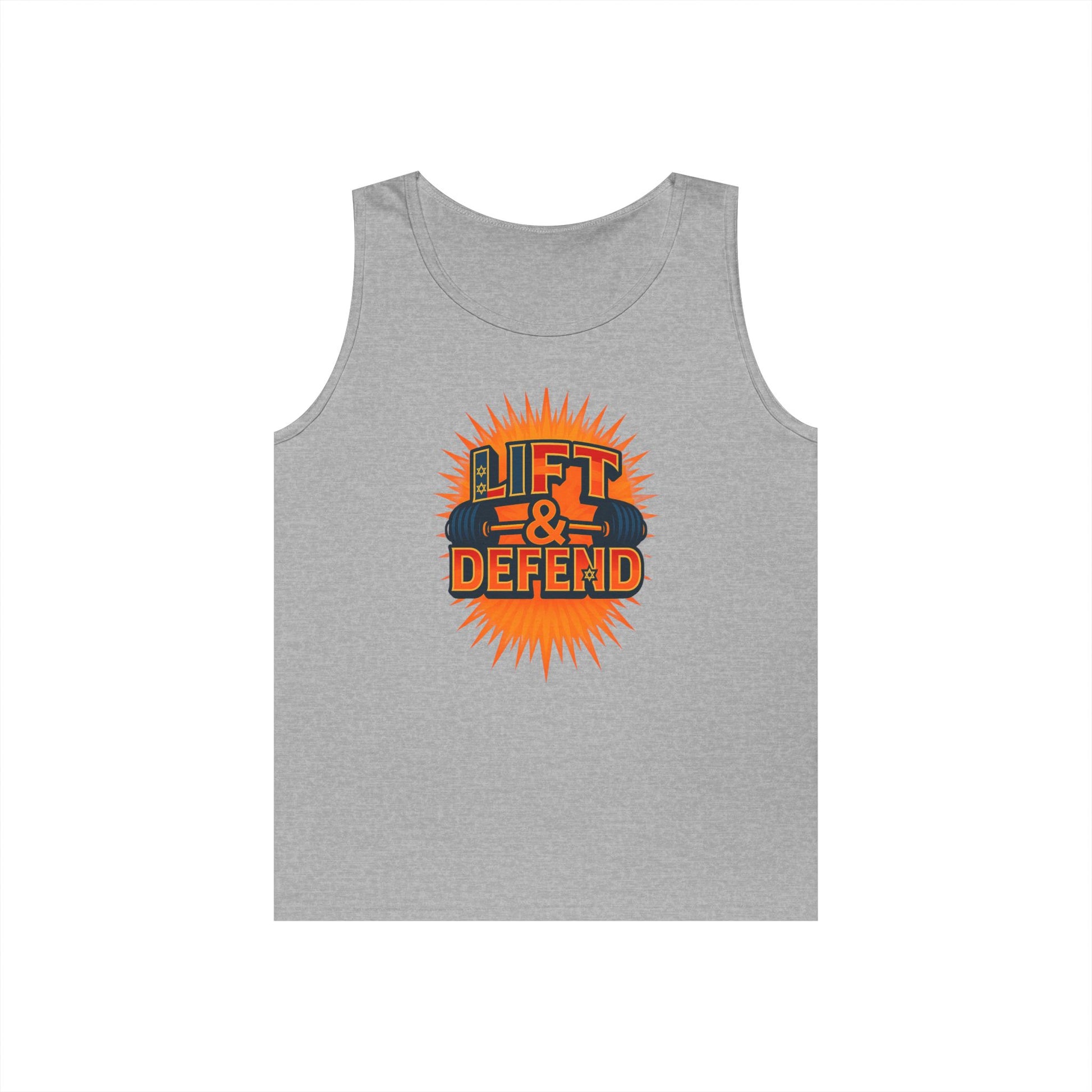 Lift Defend Unisex Heavy Cotton Tank Top - American Zionist