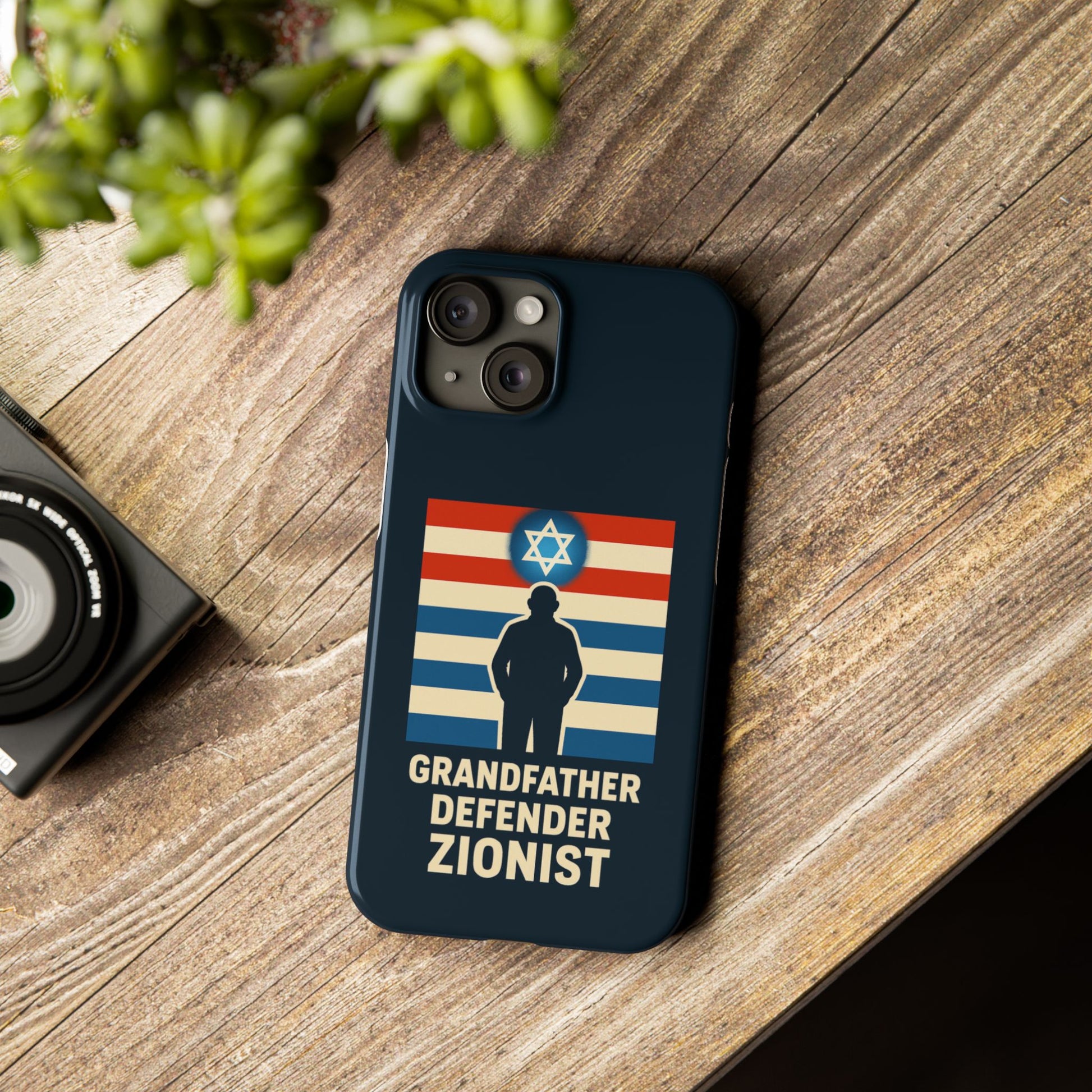 Grandfather Zionist Slim Phone Cases - American Zionist