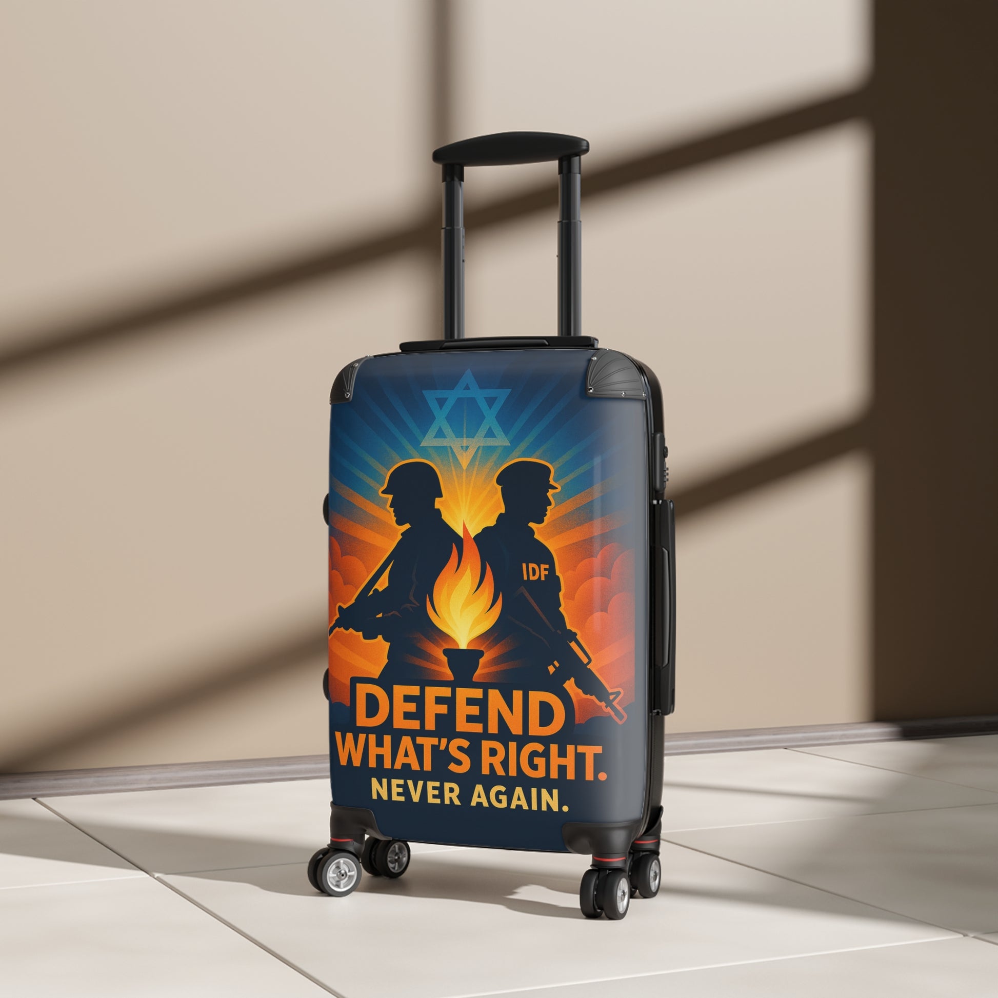 Defend What's Right Suitcase - American Zionist