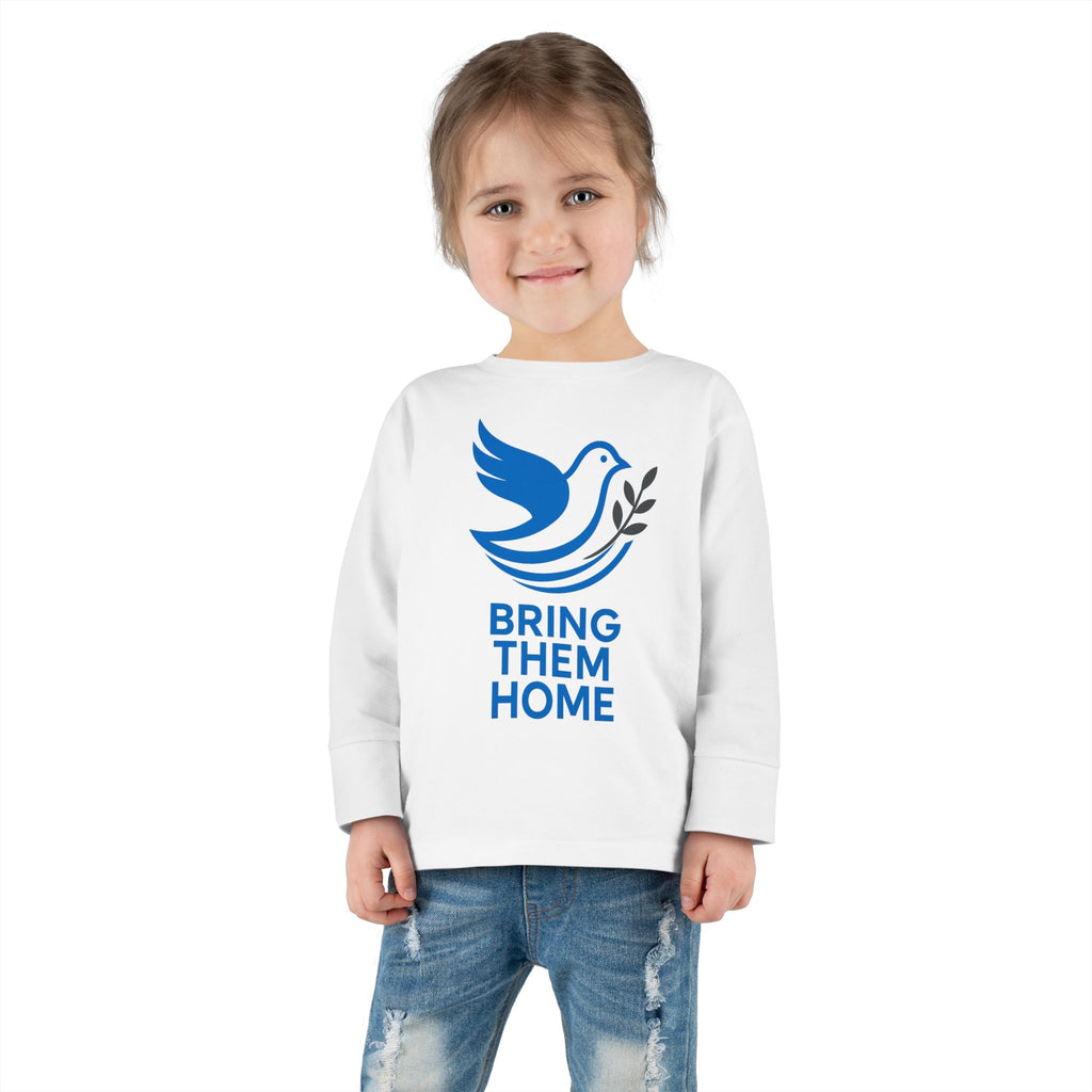 Dove Bring Them Home Toddler Long Sleeve Tee - American Zionist