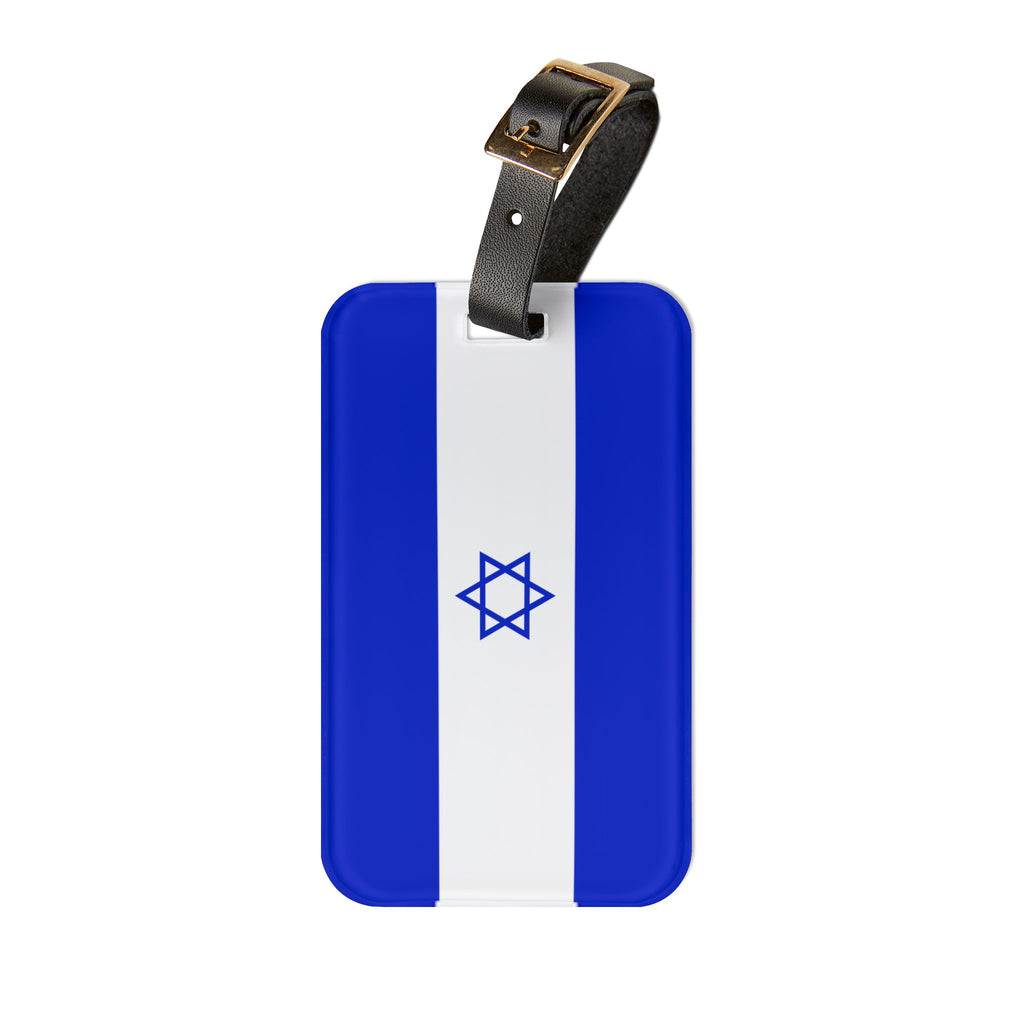Israel Flag Luggage Tag - American Zionist