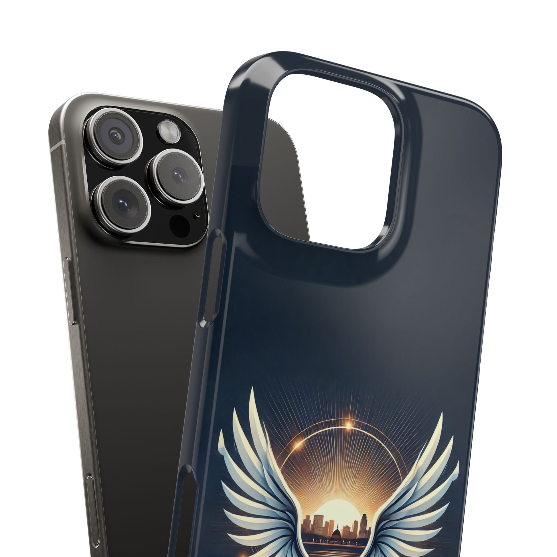 Sunrise Wings Slim Phone Cases - American Zionist