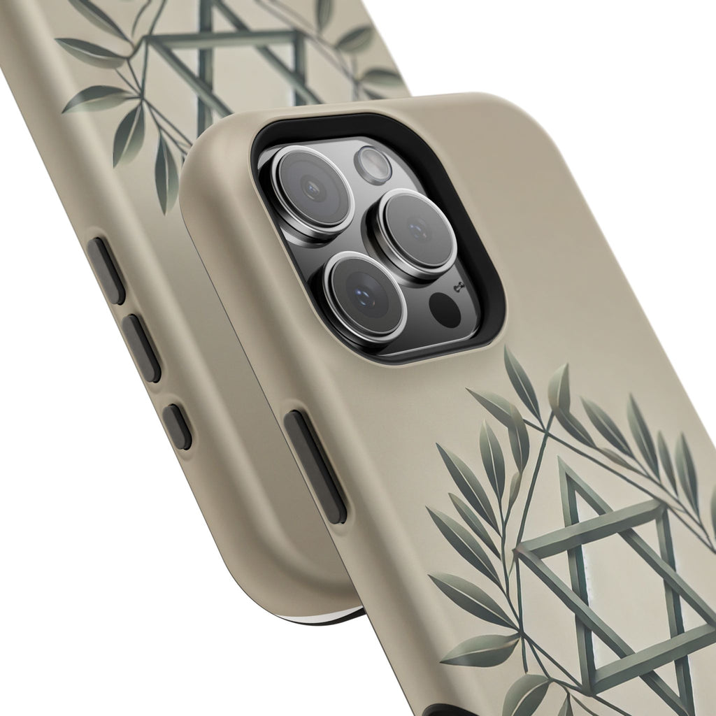 Olive and Star of David Magnetic Tough Cases - American Zionist