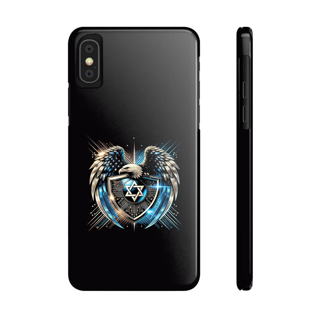 Wings of Zion Slim Phone Cases - American Zionist