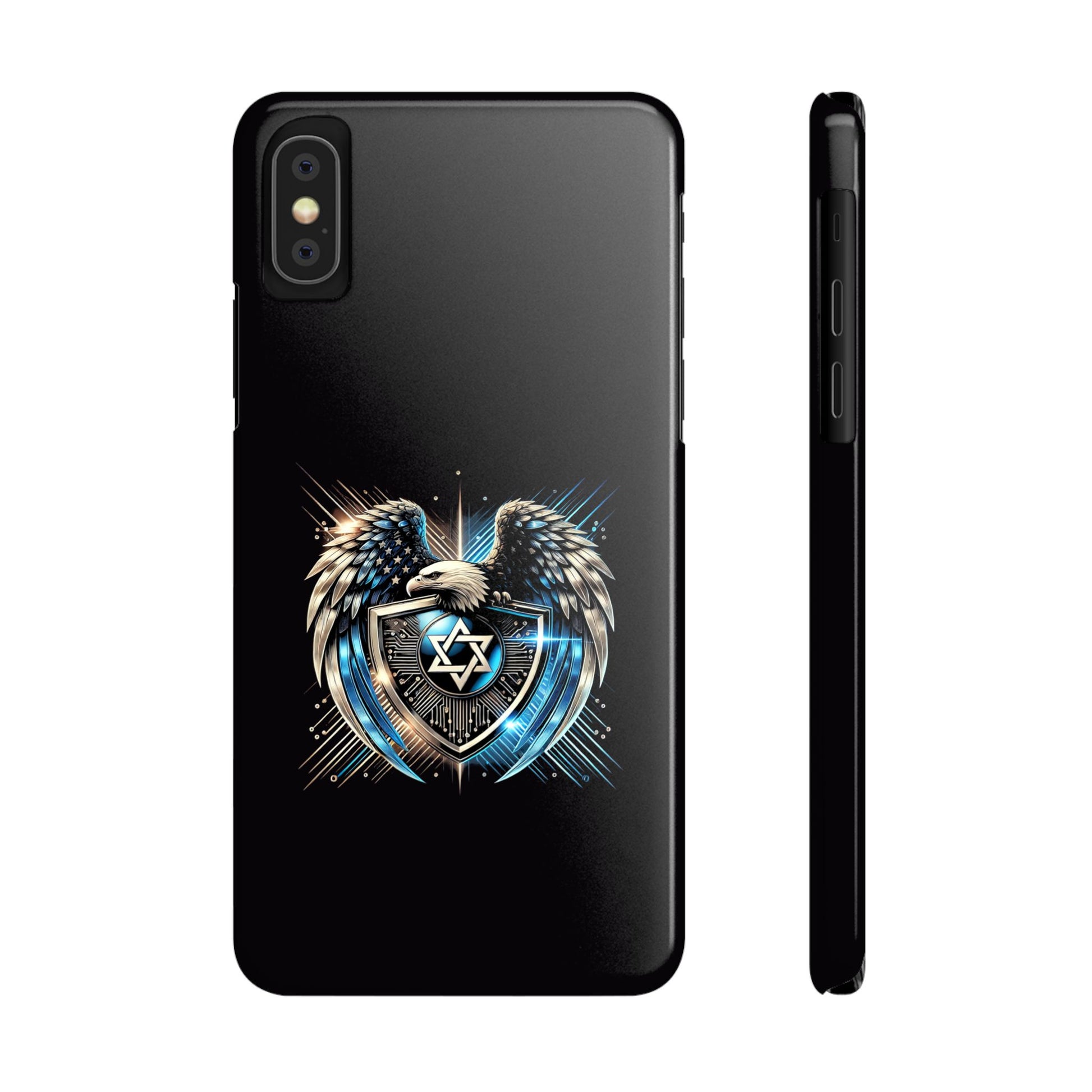 Wings of Zion Slim Phone Cases - American Zionist