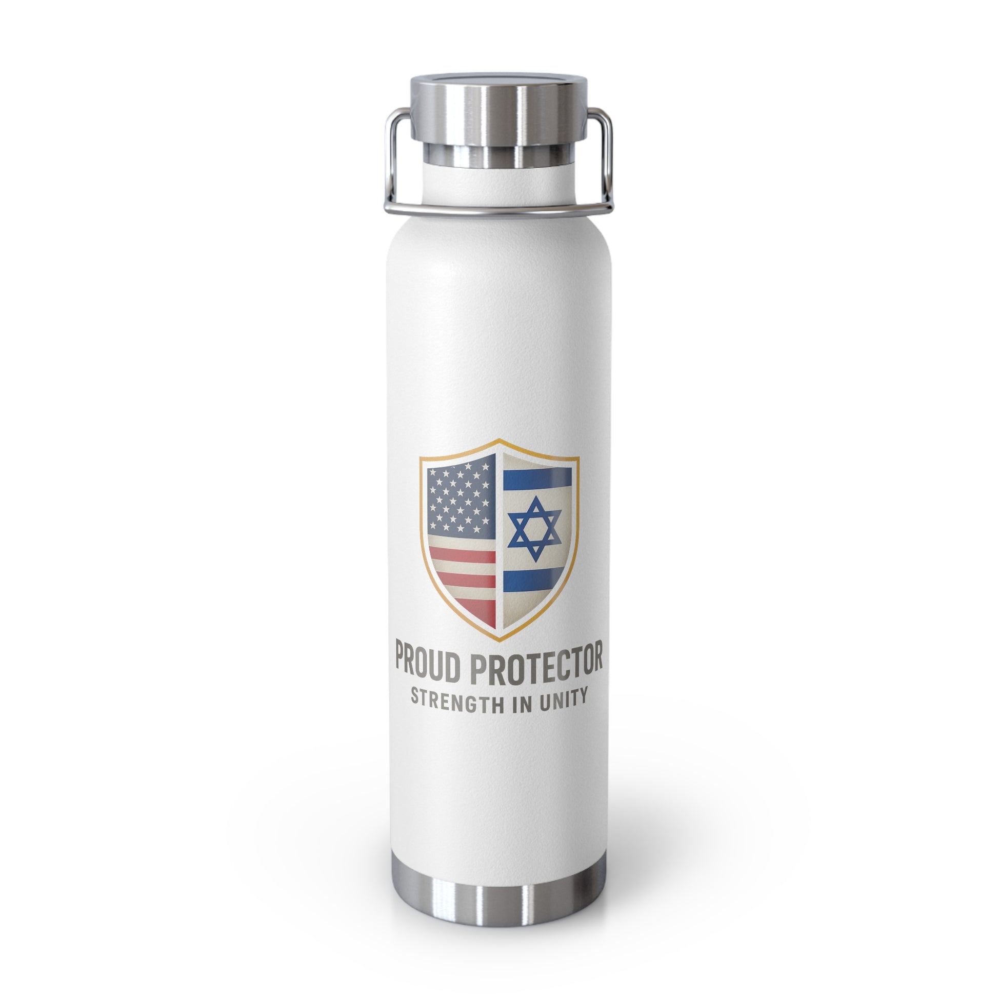 Proud Protector Copper Vacuum Insulated Bottle, 22oz - American Zionist