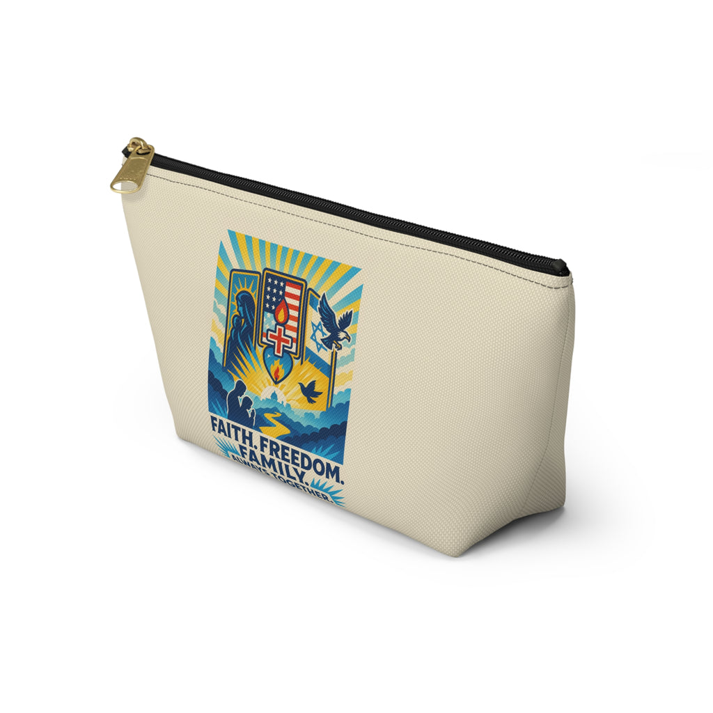 Faith Freedom Family Accessory Pouch - American Zionist