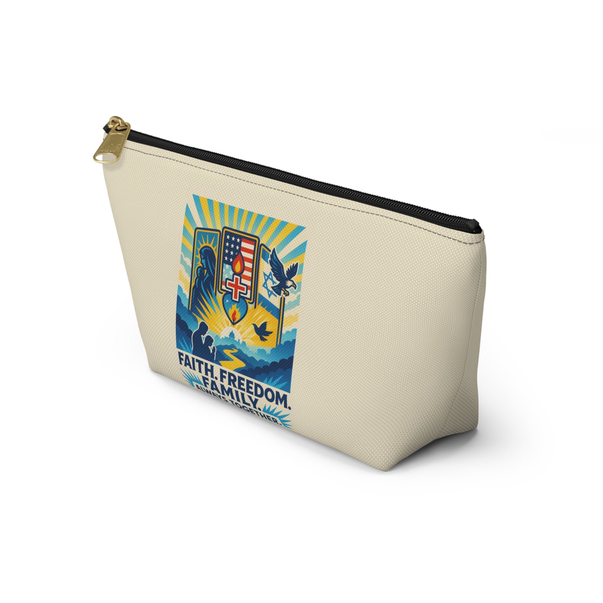 Faith Freedom Family Accessory Pouch - American Zionist