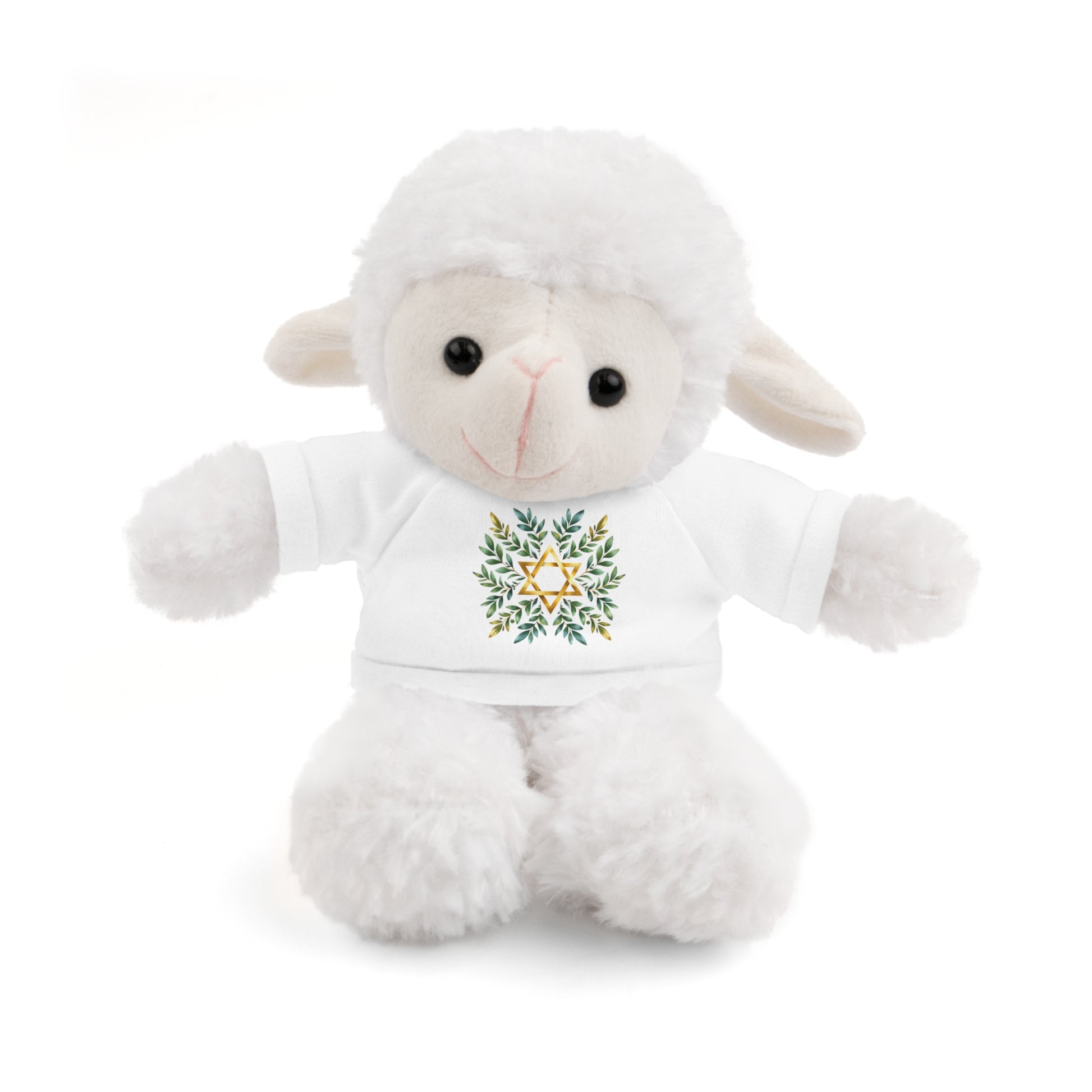 Star Of David Wreath Stuffed Animals with Tee - American Zionist