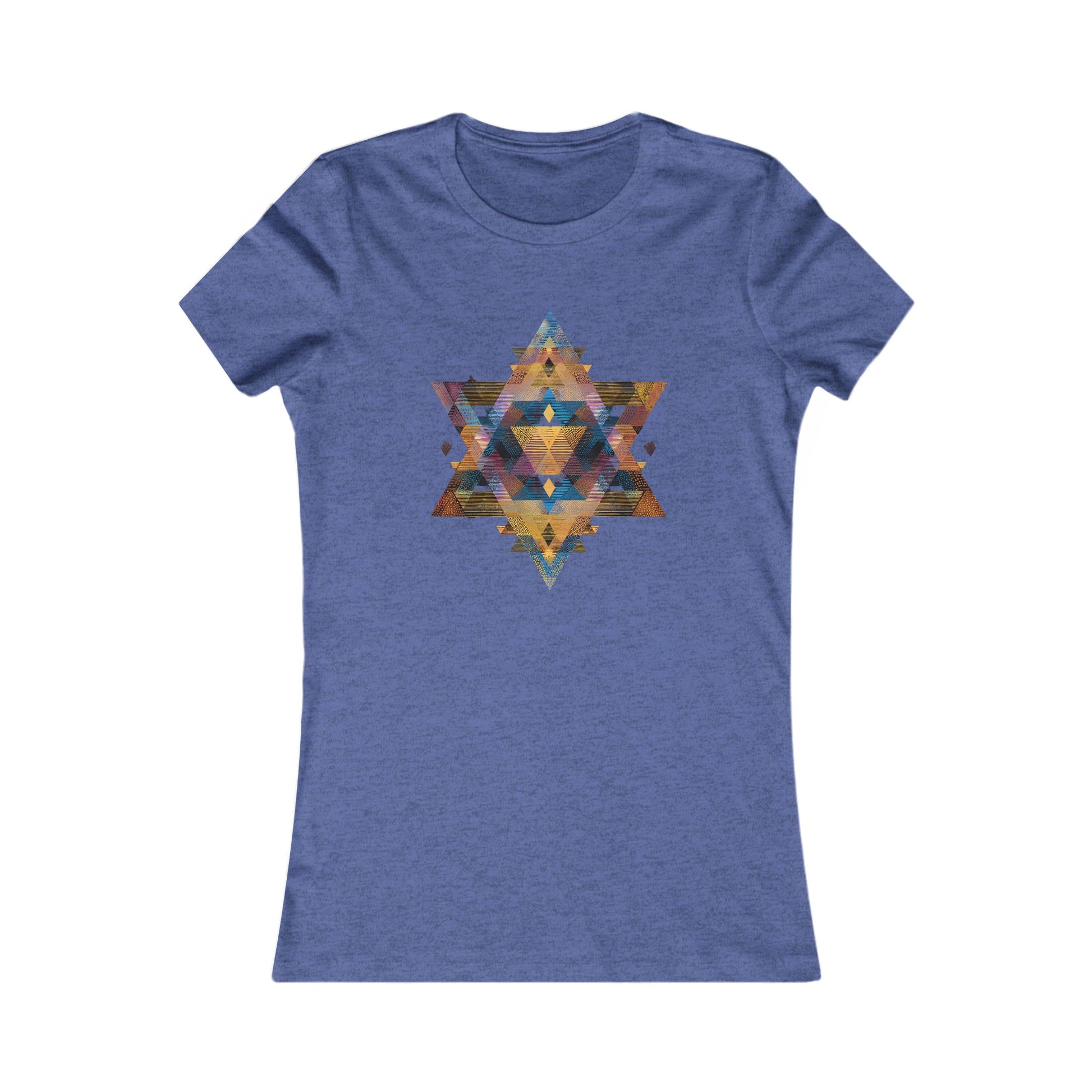 Star of David Geometric Women's Favorite Tee - American Zionist