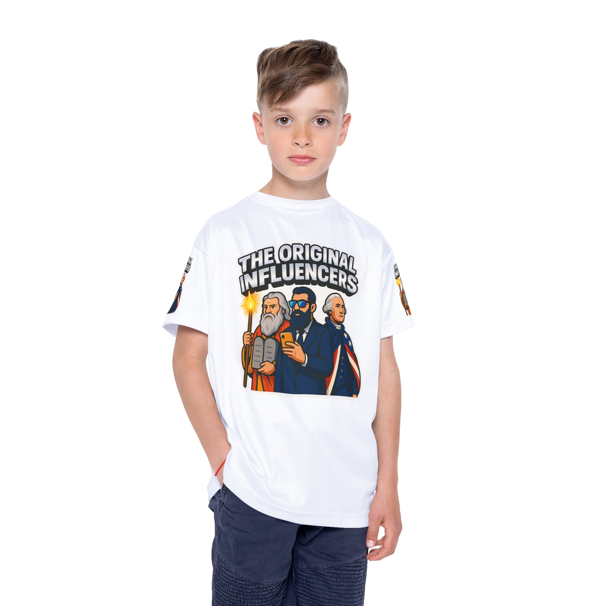 The Original Influencers Kids Sports Jersey (AOP) - American Zionist