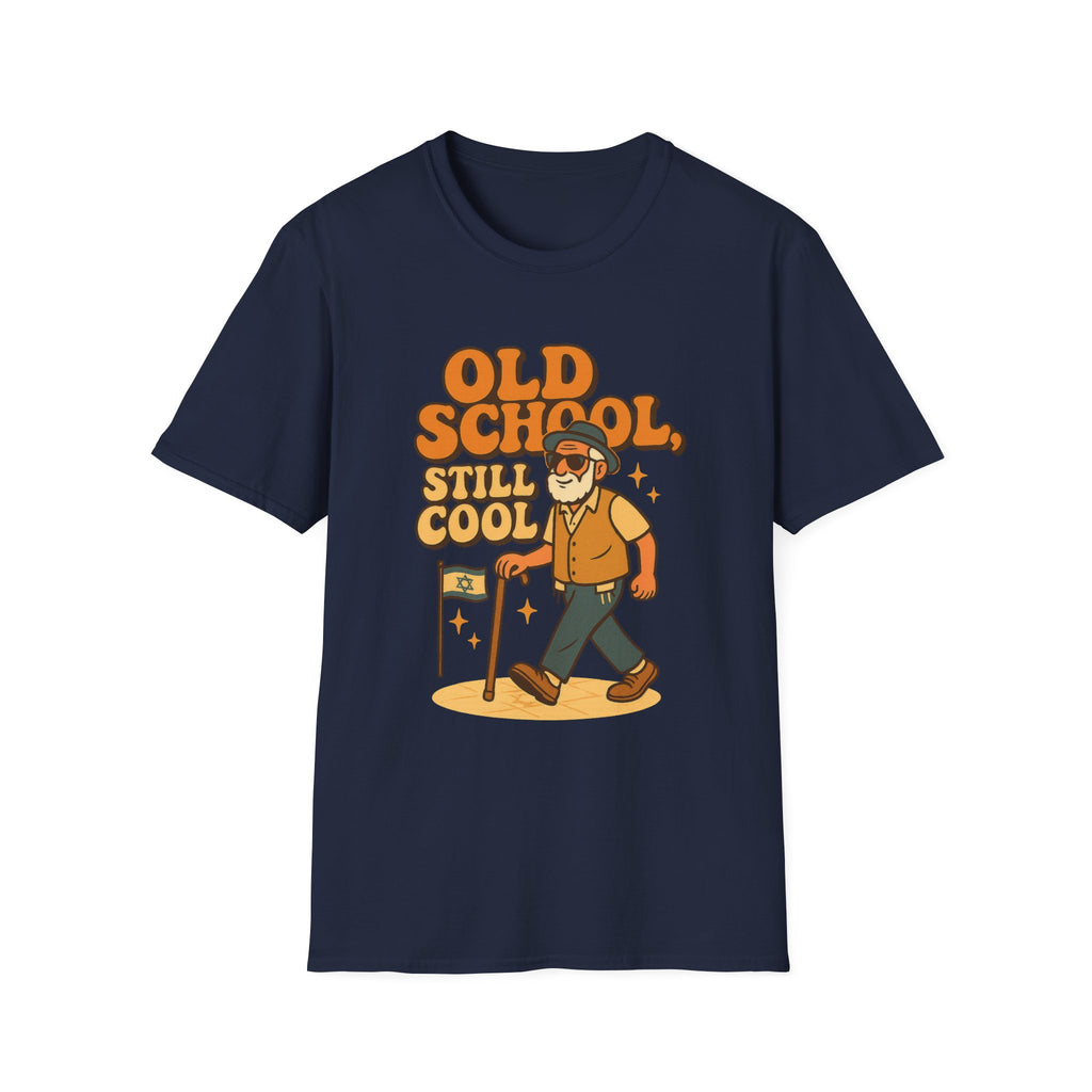 Old School Grandpa Softstyle T-Shirt - American Zionist