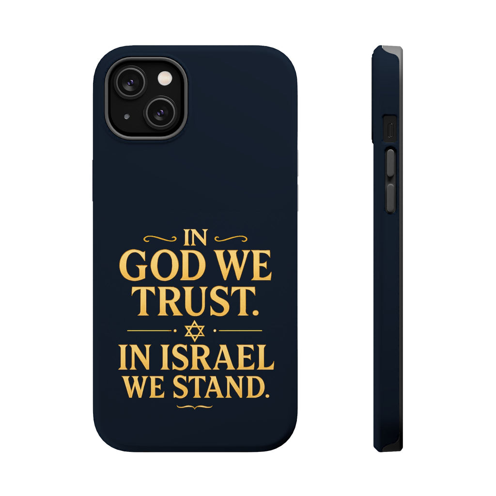 In God With Israel Magnetic Tough Cases - American Zionist